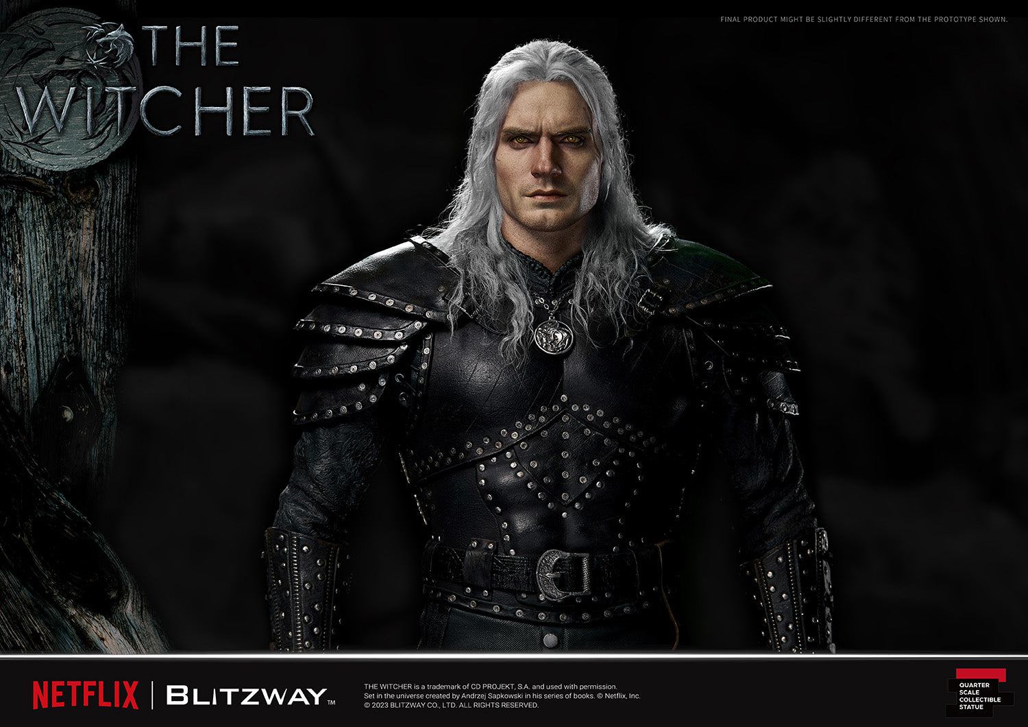PRE-ORDER The Witcher - Geralt of Rivia 1/4