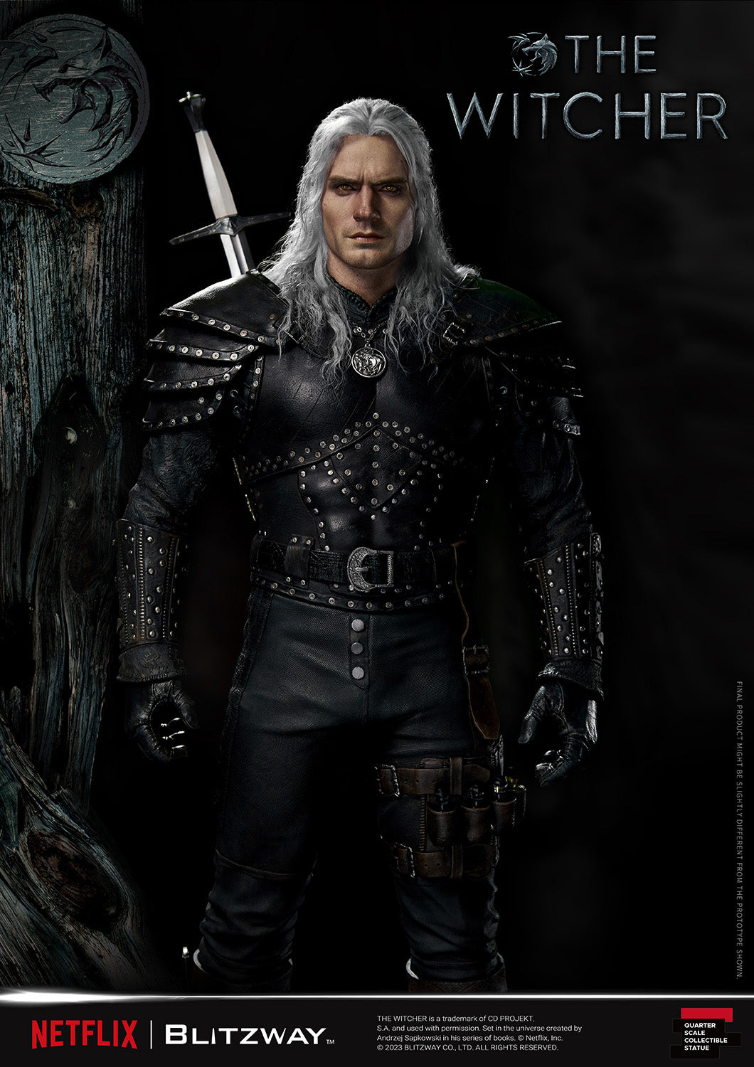 PRE-ORDER The Witcher - Geralt of Rivia 1/4