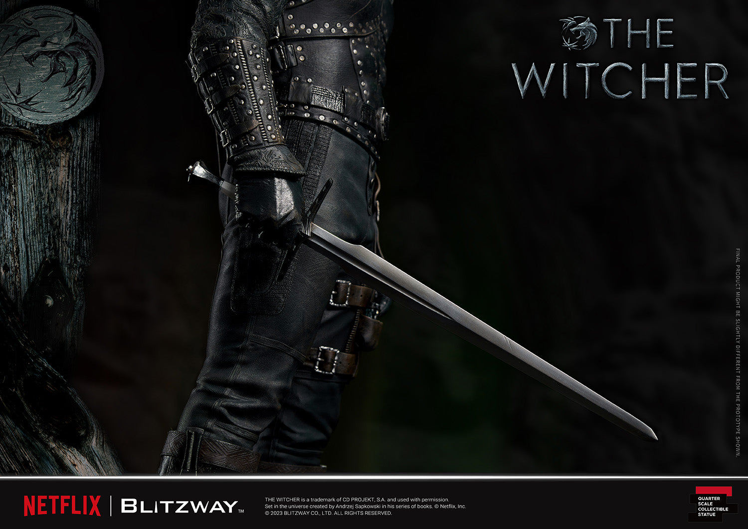 PRE-ORDER The Witcher - Geralt of Rivia 1/4