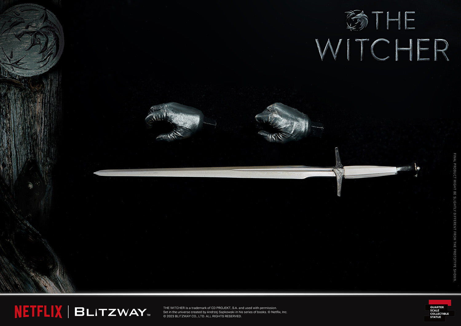 PRE-ORDER The Witcher - Geralt of Rivia 1/4