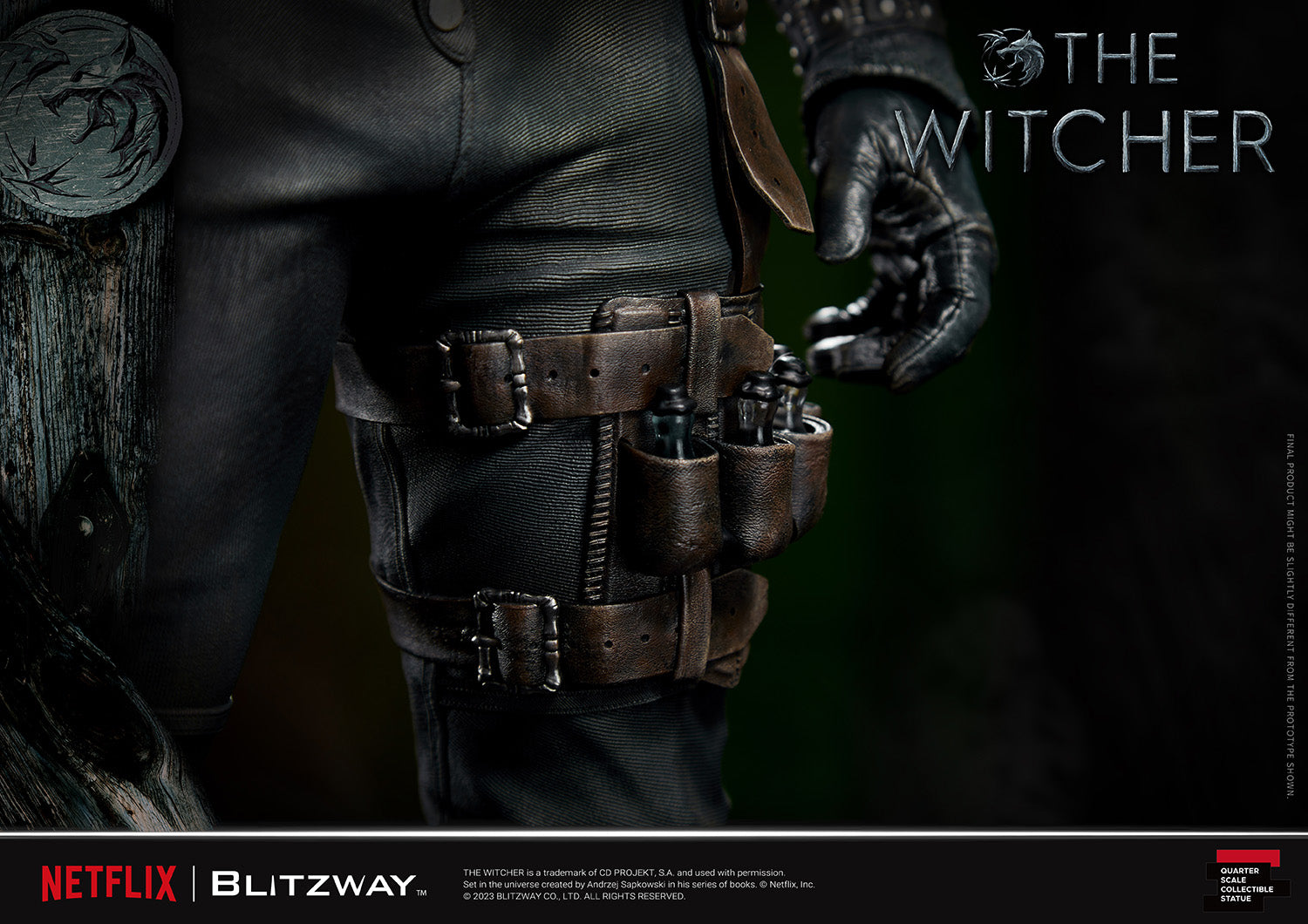 PRE-ORDER The Witcher - Geralt of Rivia 1/4