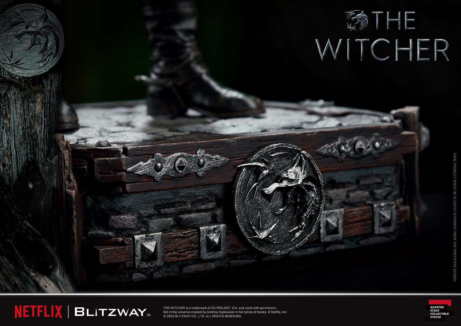 PRE-ORDER The Witcher - Geralt of Rivia 1/4