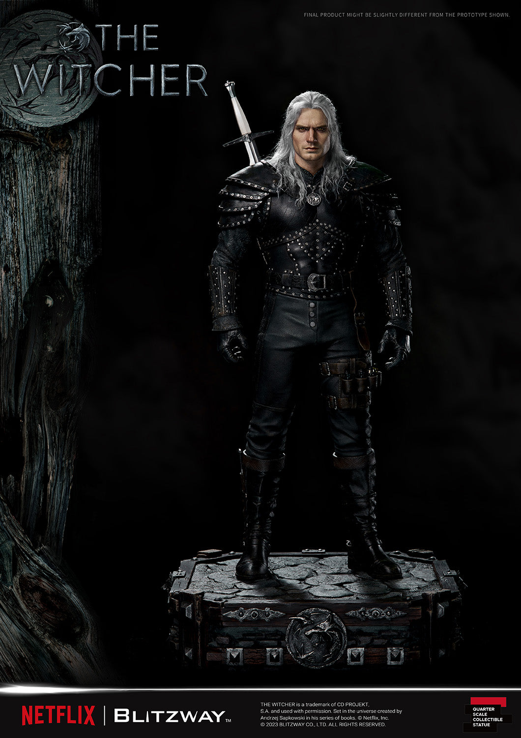 PRE-ORDER The Witcher - Geralt of Rivia 1/4