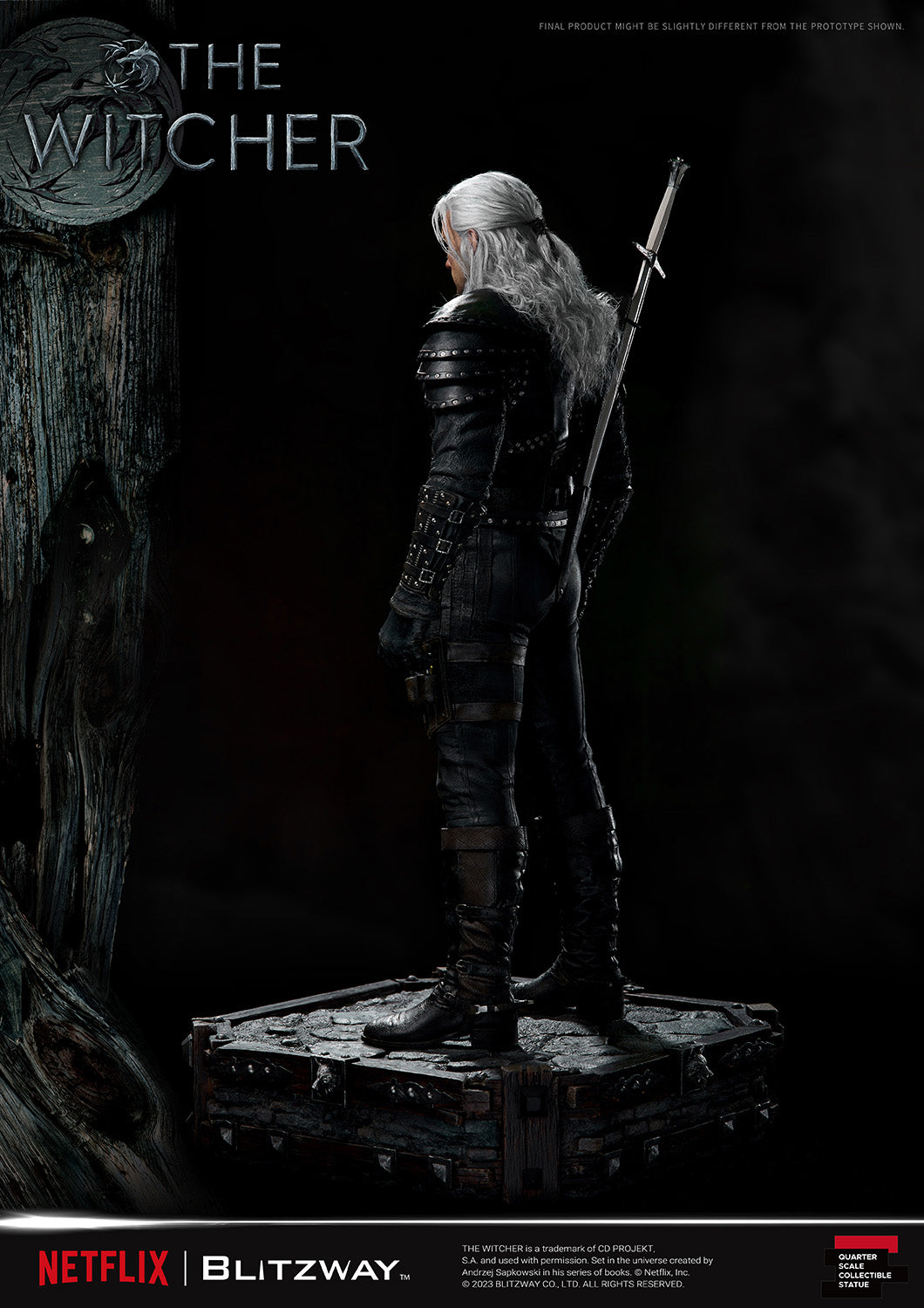 PRE-ORDER The Witcher - Geralt of Rivia 1/4