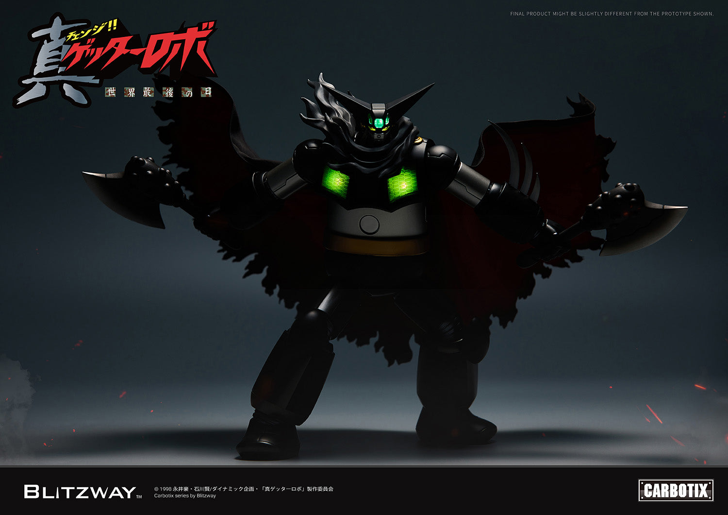 PRE-ORDER Blitzway - Carbotix - Getter Robo Armageddon - Black Getter