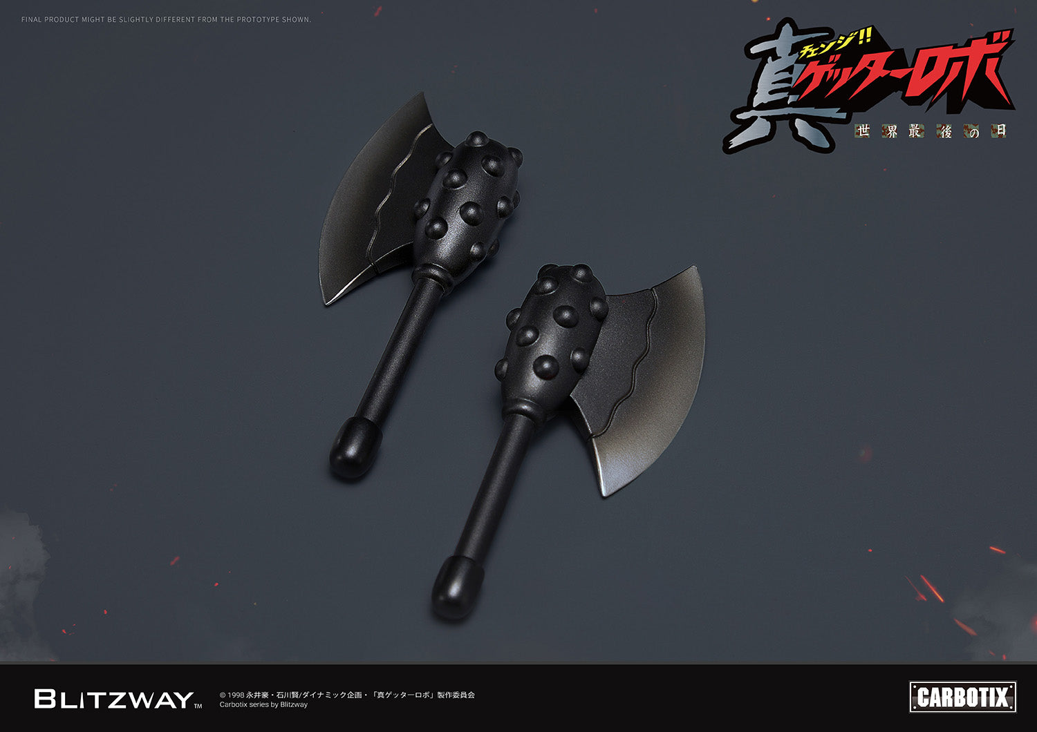 PRE-ORDER Blitzway - Carbotix - Getter Robo Armageddon - Black Getter