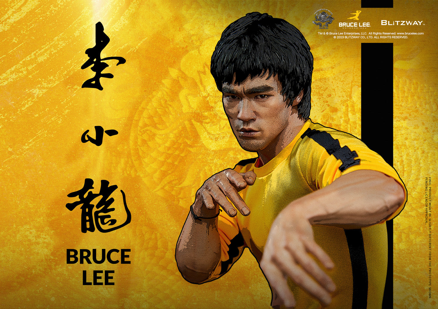 PRE-ORDER Blitzway - Superb Scale - Bruce Lee 1/4