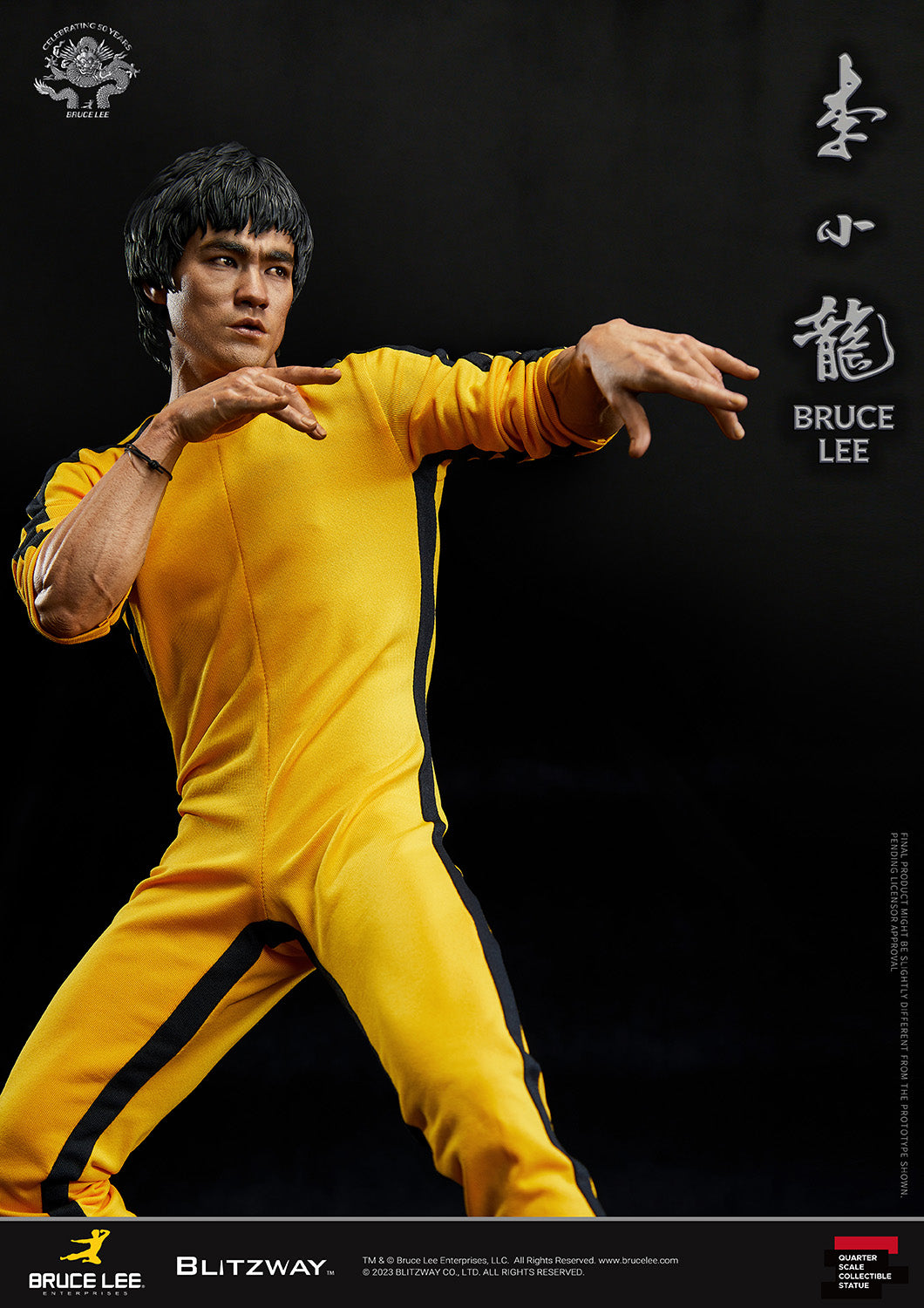 PRE-ORDER Blitzway - Superb Scale - Bruce Lee 1/4