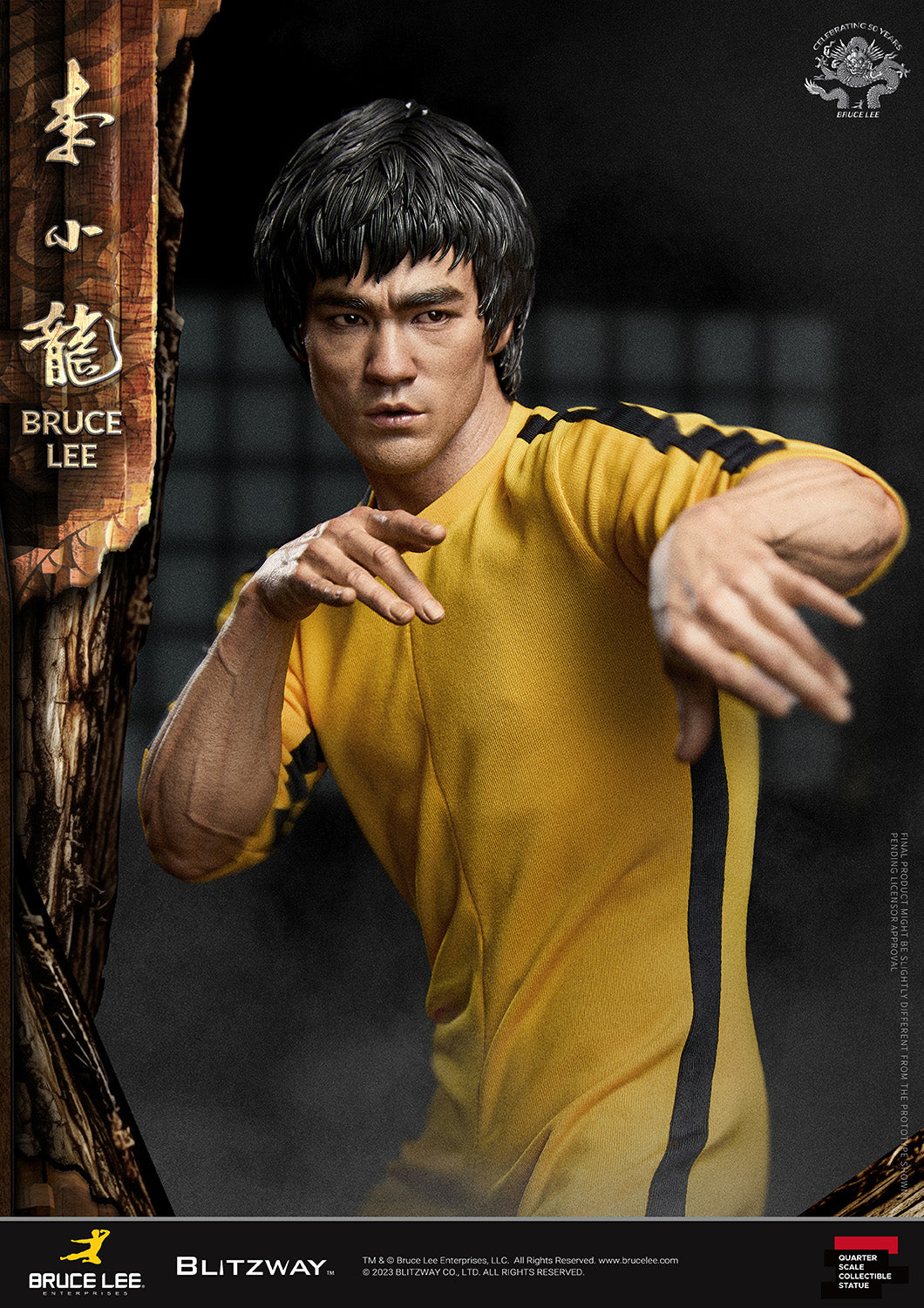 PRE-ORDER Blitzway - Superb Scale - Bruce Lee 1/4