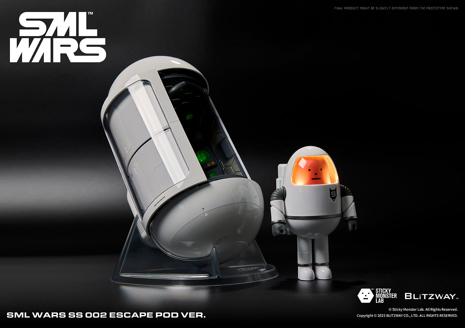 PRE-ORDER Blitzway - SML Wars - SS 02 Escape Pod: Full Set Ver.