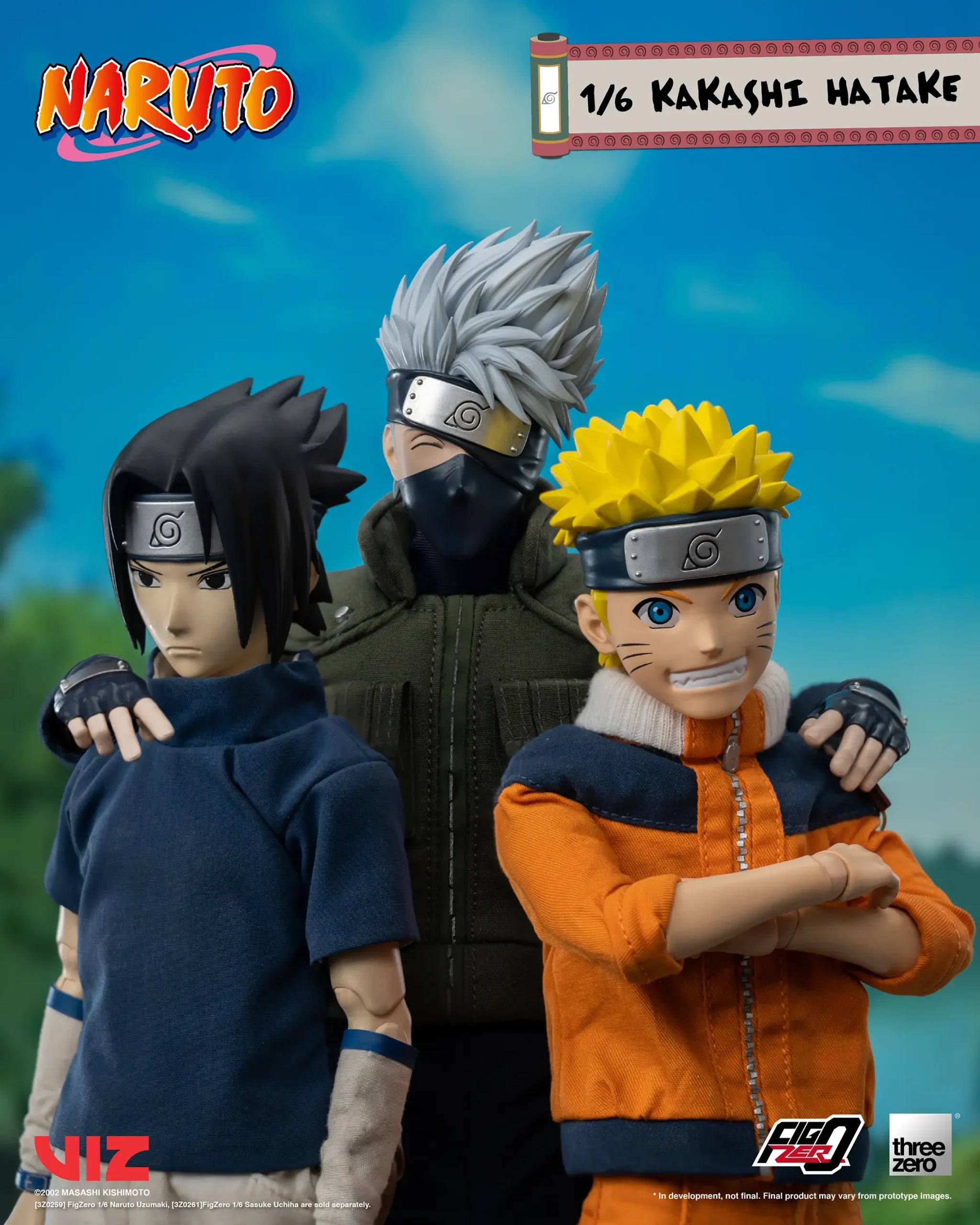 PRE-ORDER threezero - FigZero - Naruto - Kakashi Hatake 1/6