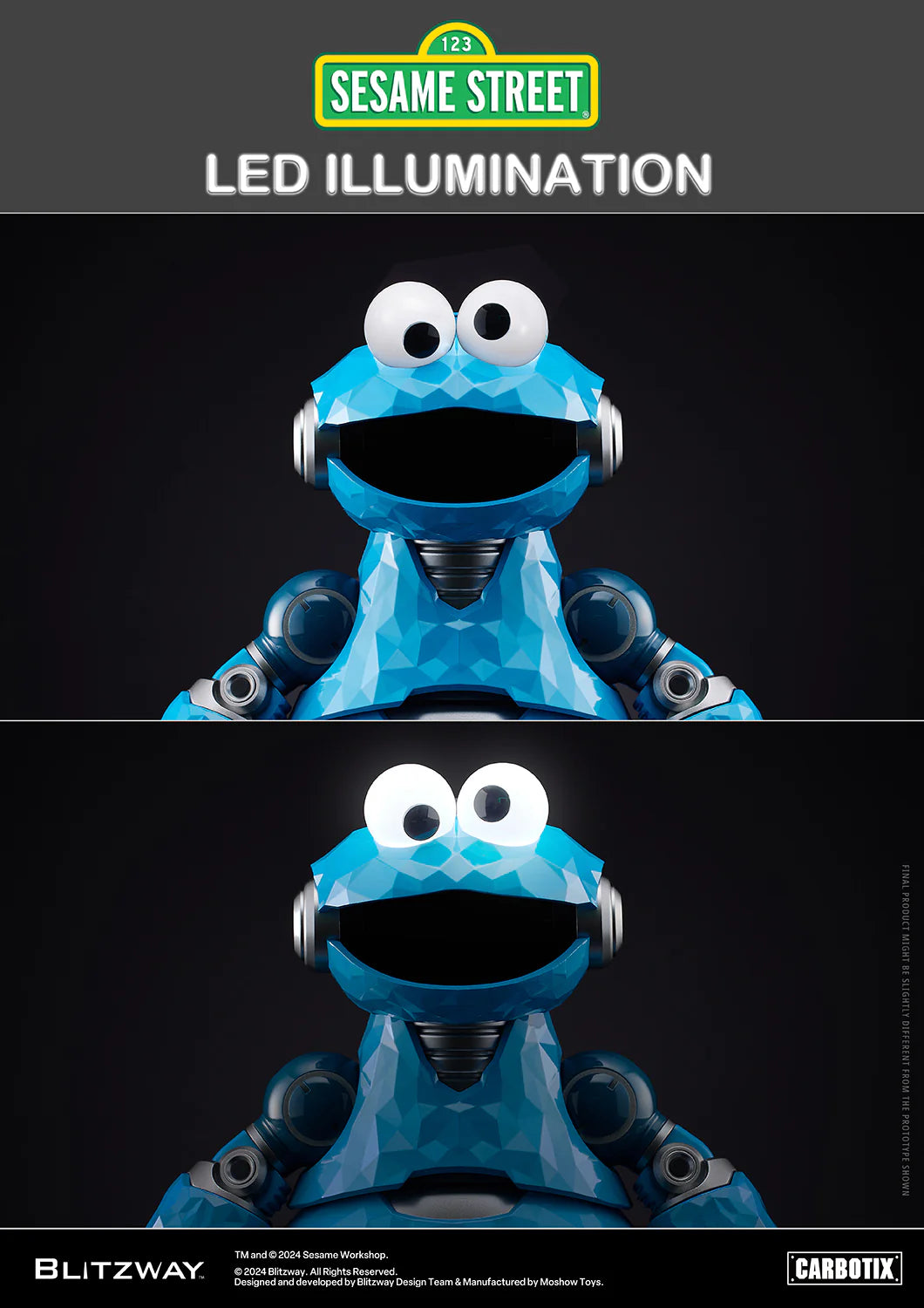 PRE-ORDER Blitzway - CARBOTIX - Sesame Street - Cookie Monster