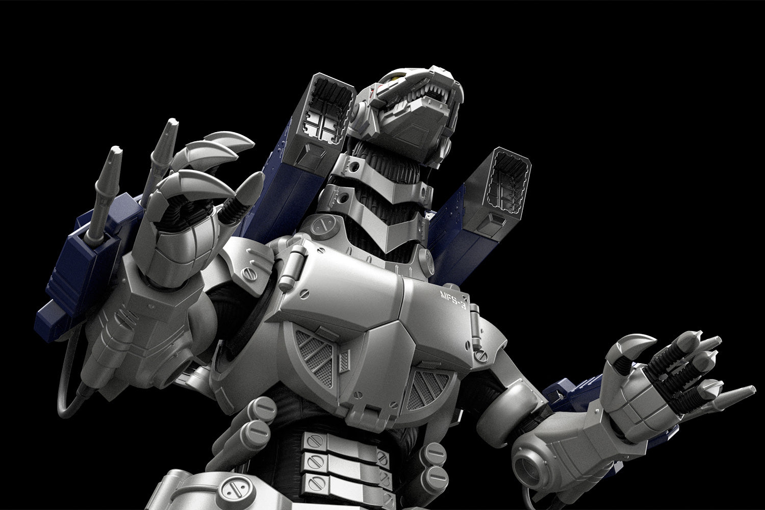 PRE-ORDER Aoshima - ACKS - Godzilla vs MechaGodzilla - MFS-3 Type-3 Kiryu [August 2023 Release]