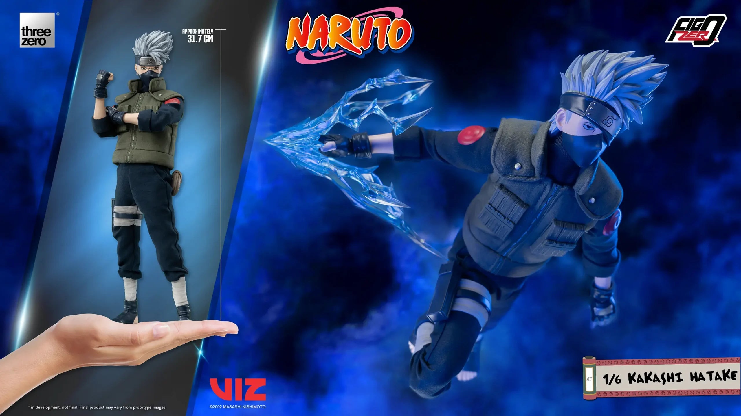 PRE-ORDER threezero - FigZero - Naruto - Kakashi Hatake 1/6