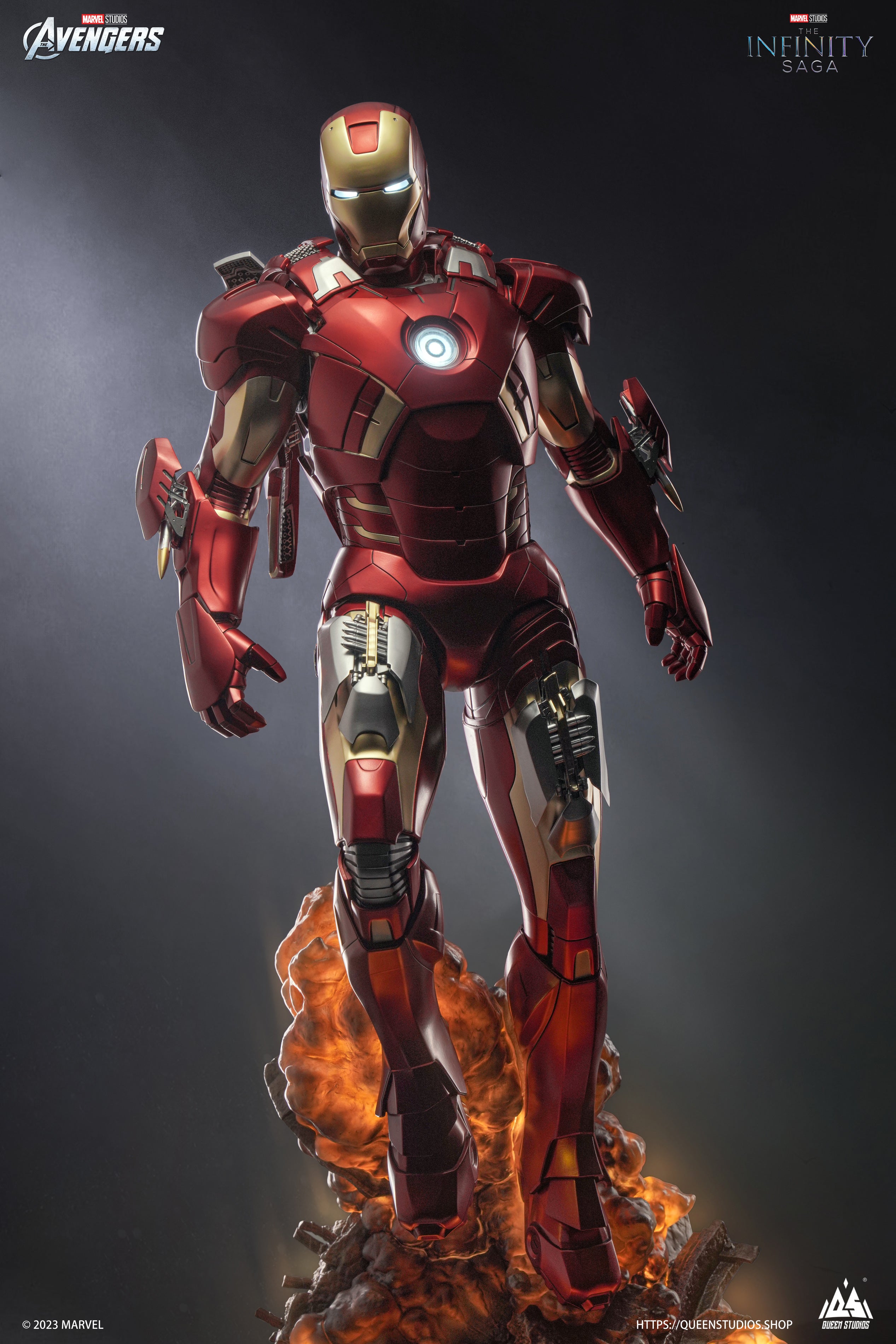 PRE-ORDER Queen Studios - The Avengers - Iron Man Mark 7 1/3