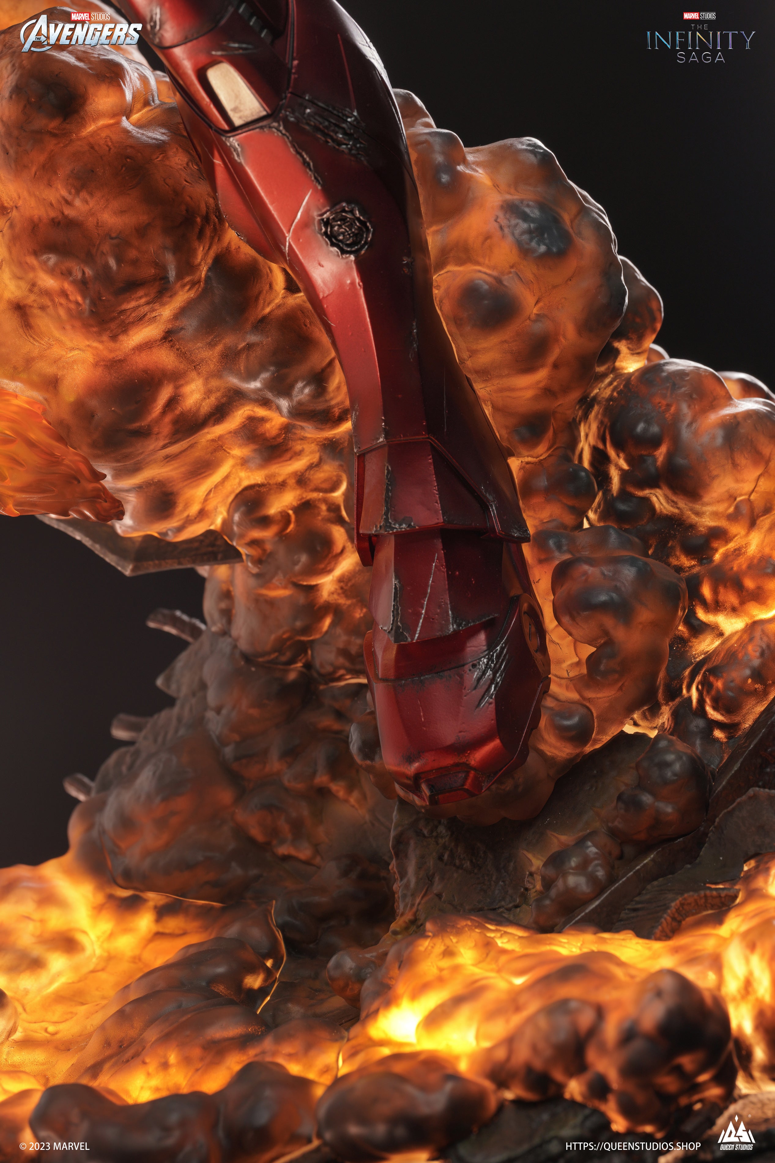 PRE-ORDER Queen Studios - The Avengers - Iron Man Mark 7: Battle Damaged 1/3