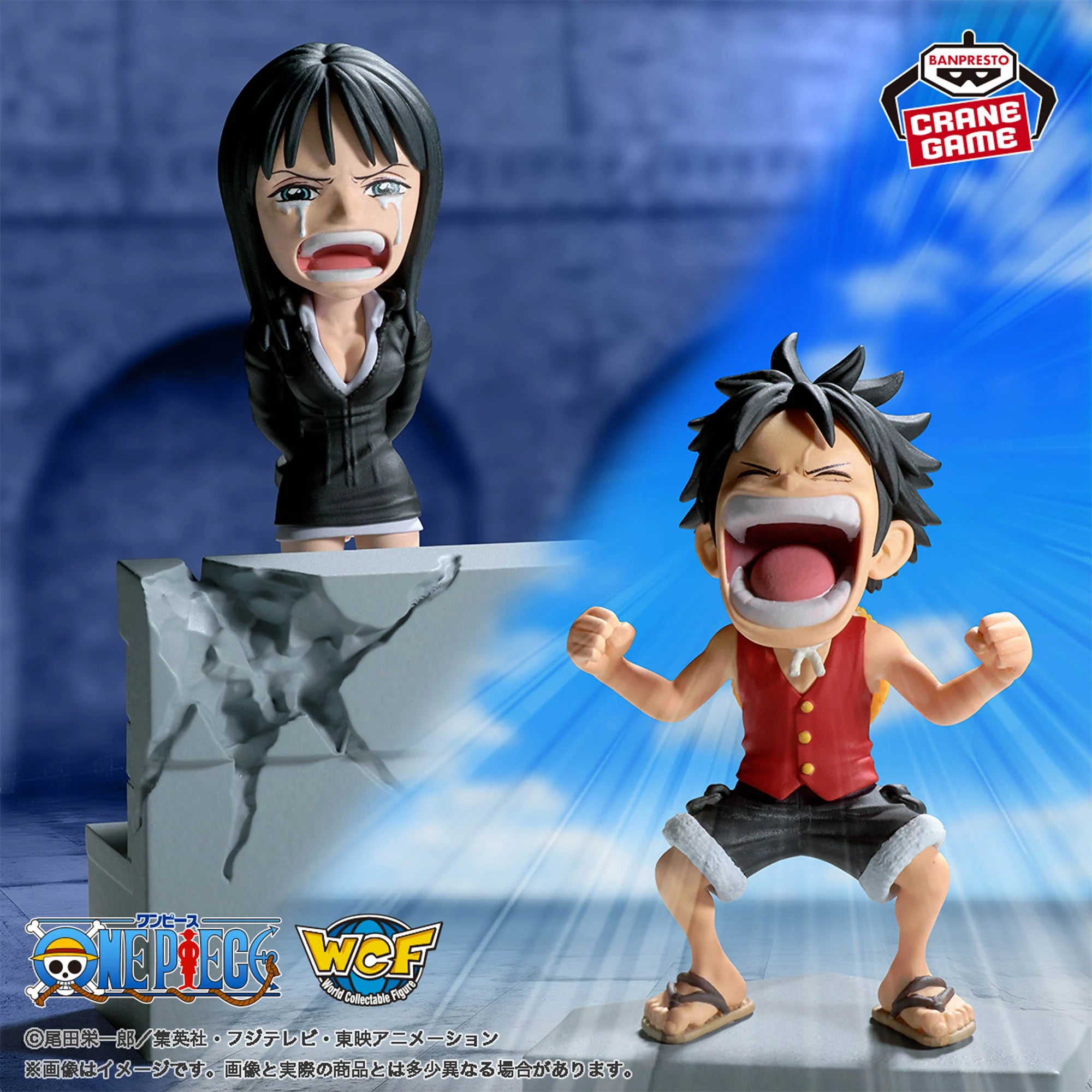 PRE-ORDER Banpresto - One Piece World Collectable Figure Log Stories - Monkey D. Luffy & Nico Robin