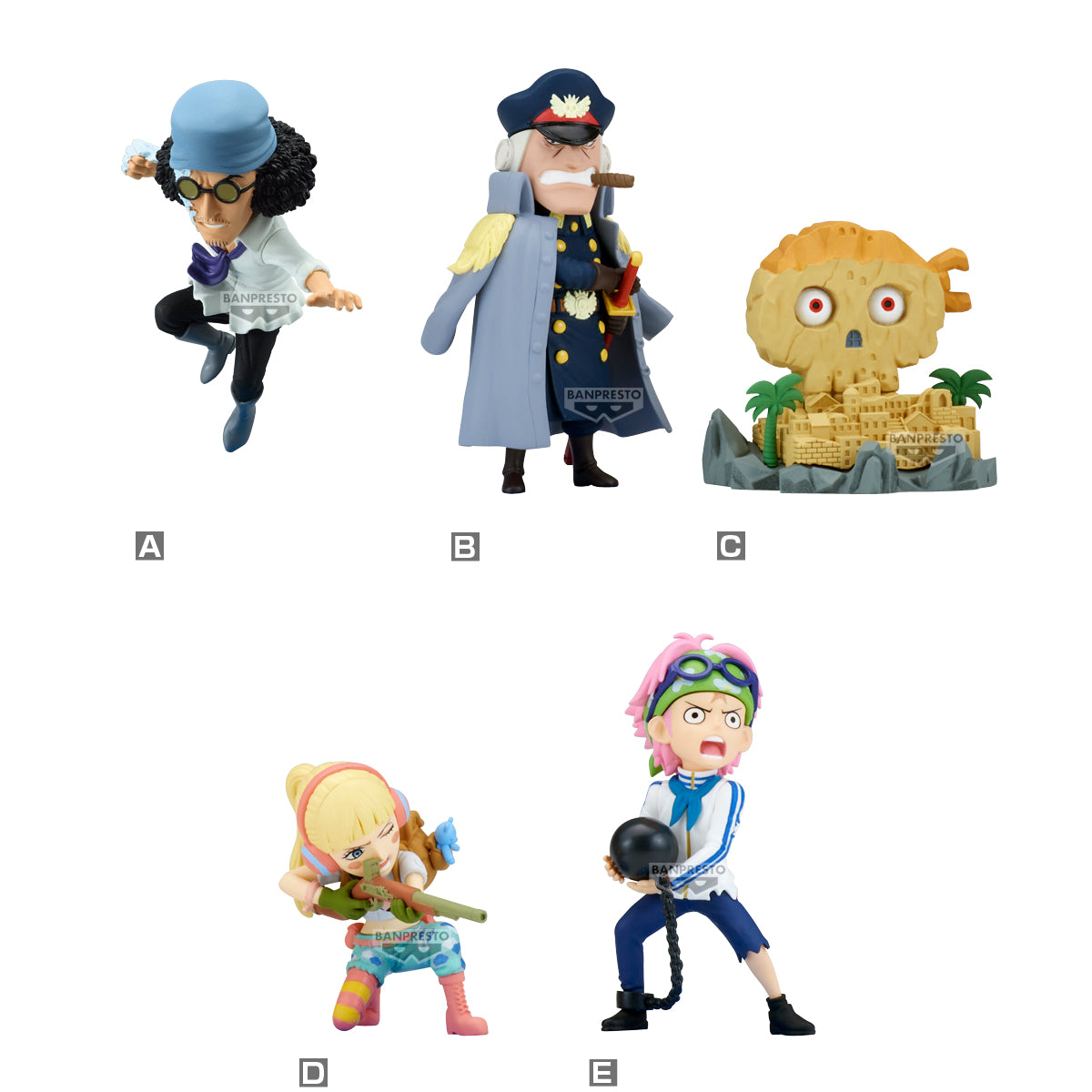 PRE-ORDER Banpresto - One Piece World Collectable Figure - Hachinosu1 [Set of 5]