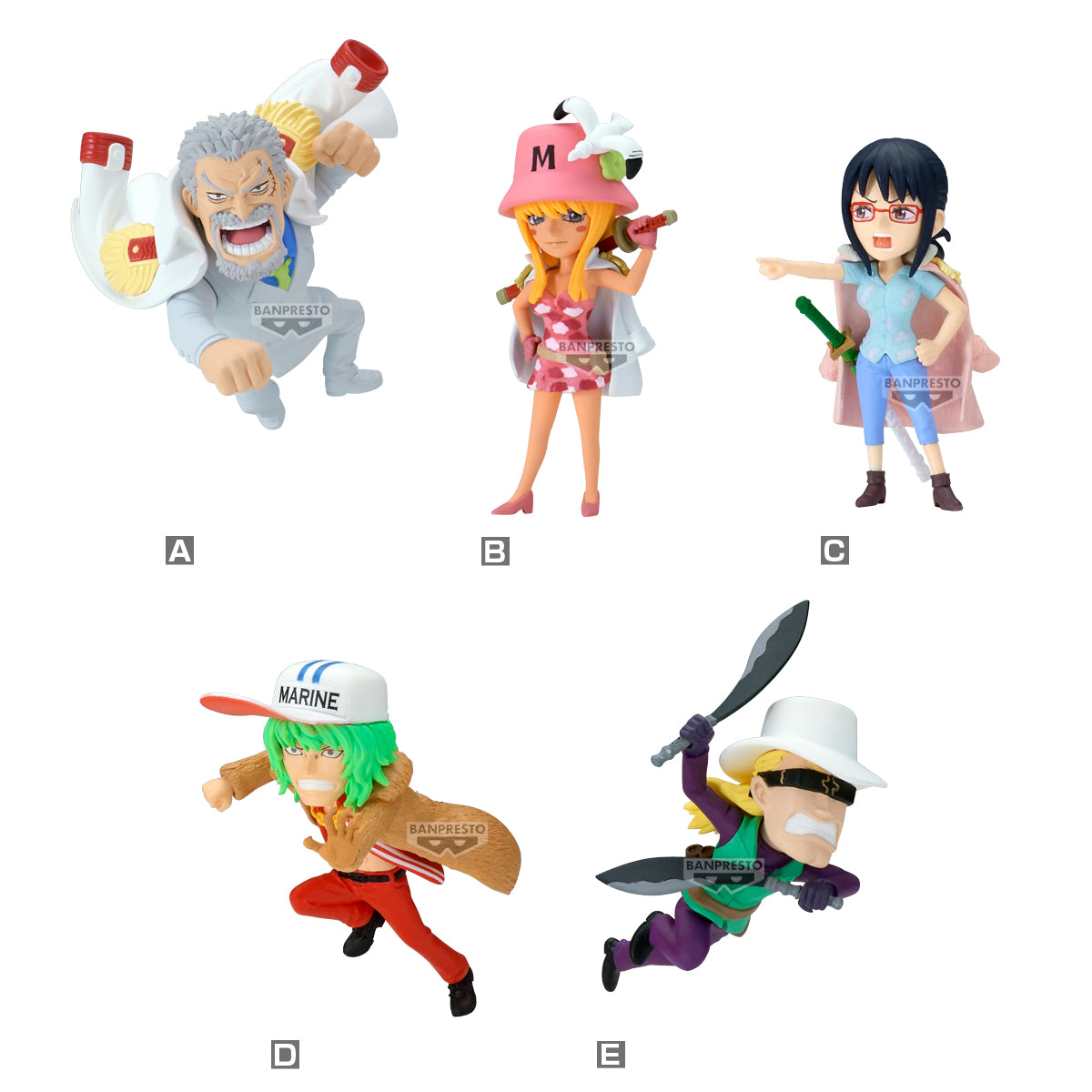 PRE-ORDER Banpresto - One Piece World Collectable Figure - Hachinosu2 [Set of 5]