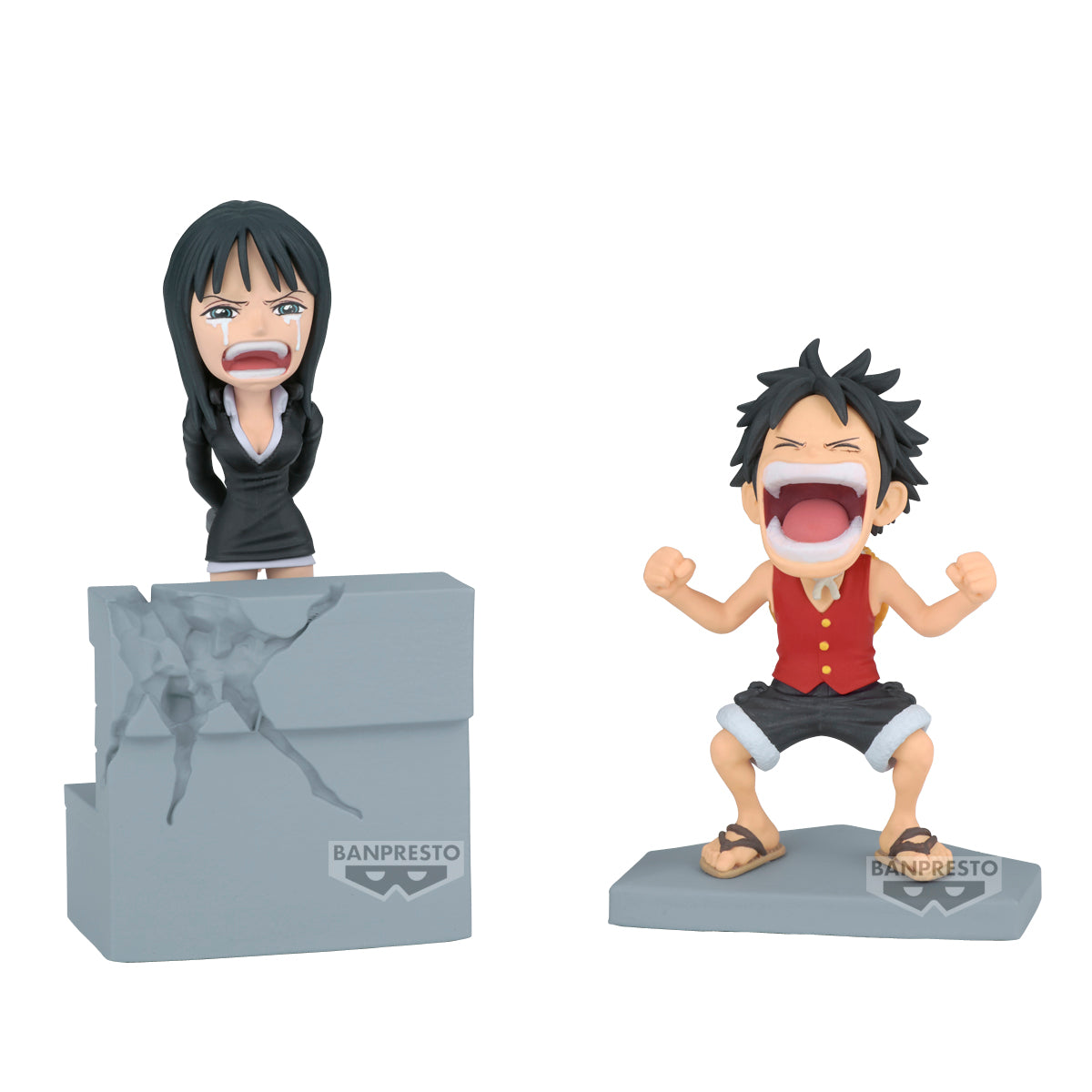 PRE-ORDER Banpresto - One Piece World Collectable Figure Log Stories - Monkey D. Luffy & Nico Robin