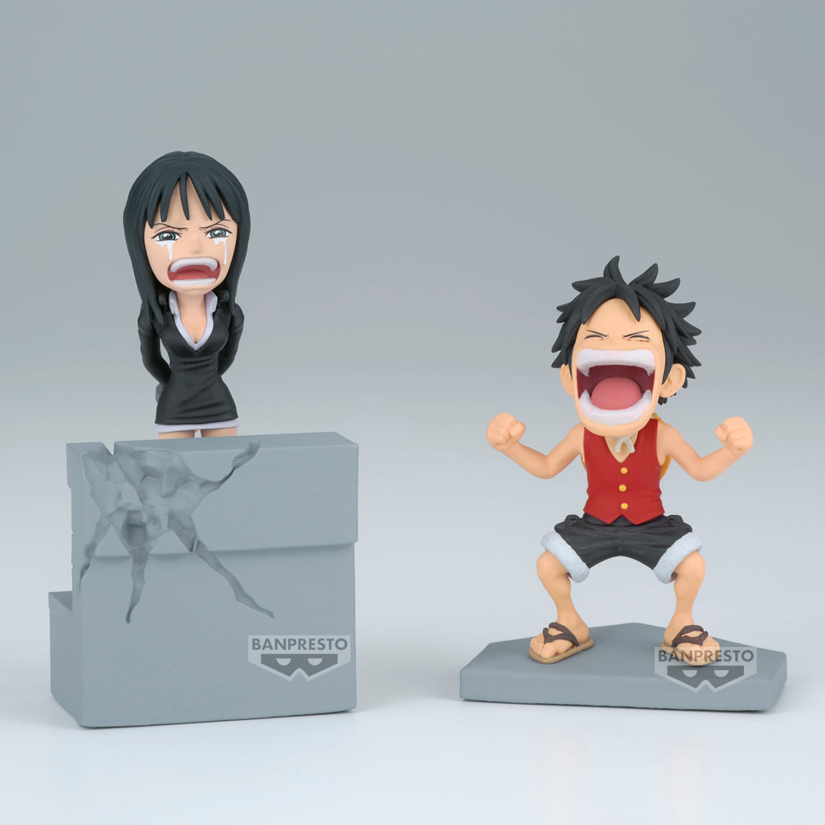 PRE-ORDER Banpresto - One Piece World Collectable Figure Log Stories - Monkey D. Luffy & Nico Robin