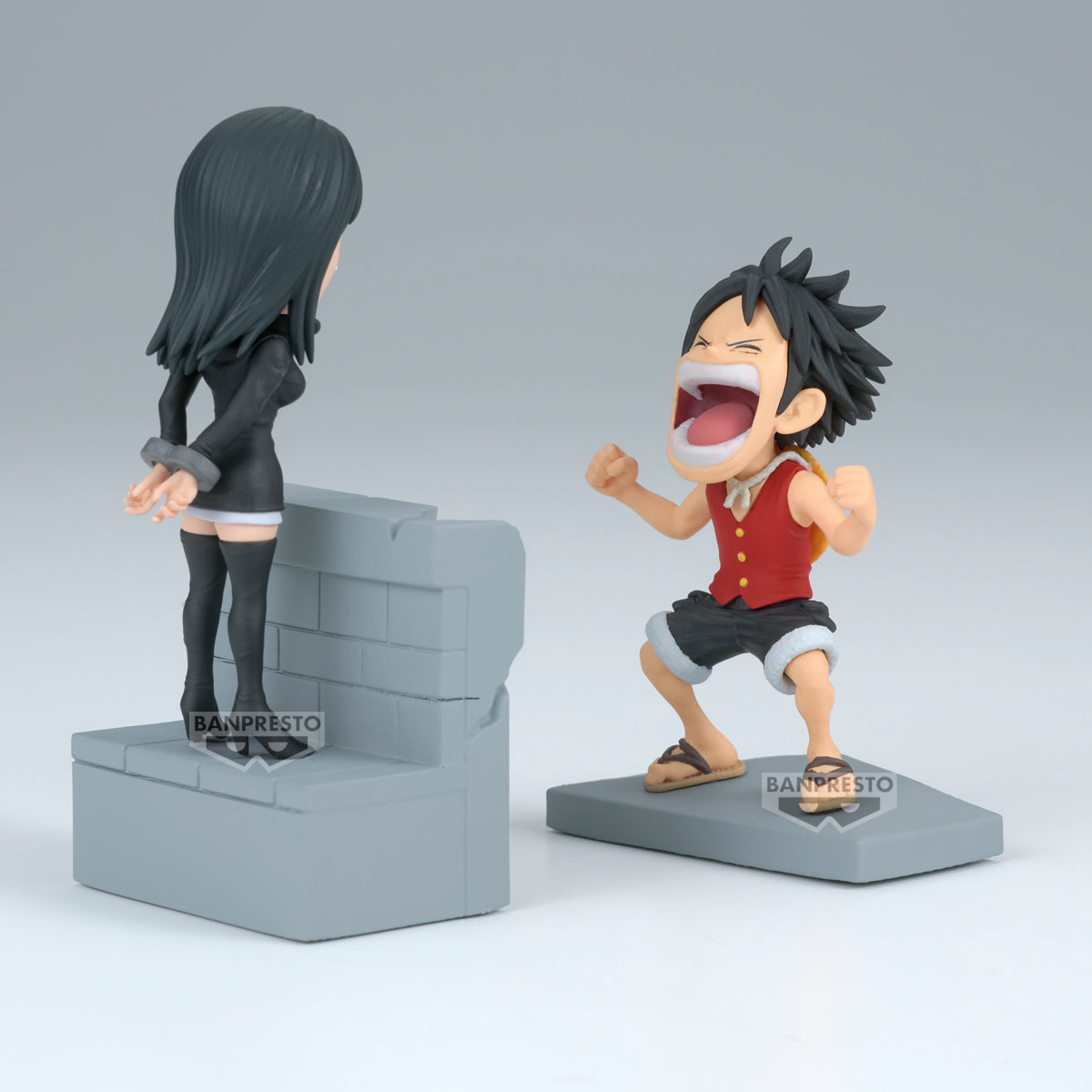 PRE-ORDER Banpresto - One Piece World Collectable Figure Log Stories - Monkey D. Luffy & Nico Robin