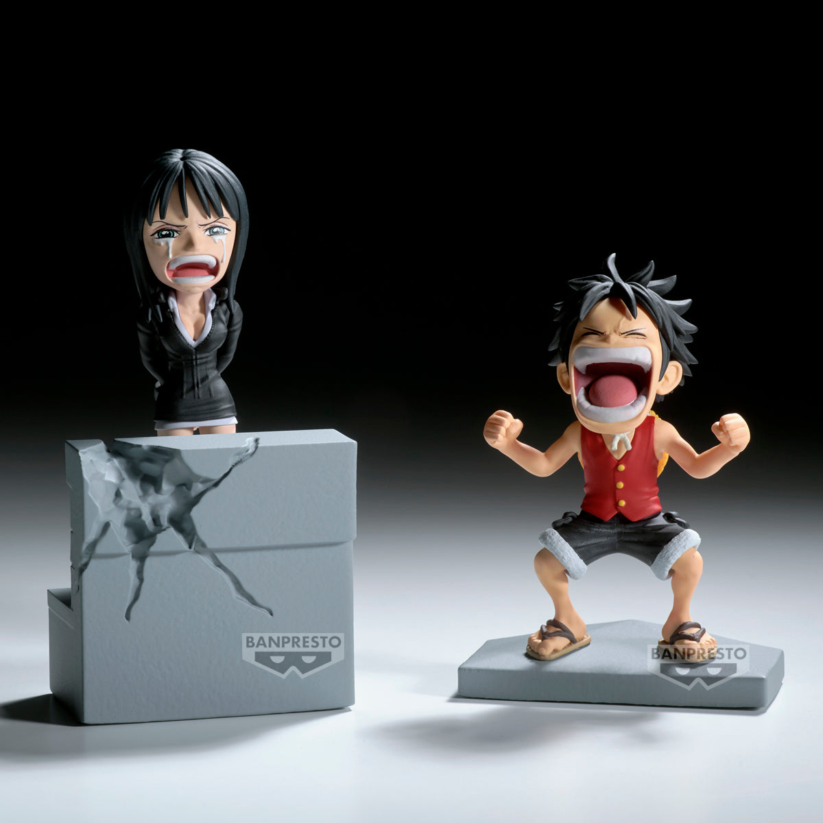 PRE-ORDER Banpresto - One Piece World Collectable Figure Log Stories - Monkey D. Luffy & Nico Robin