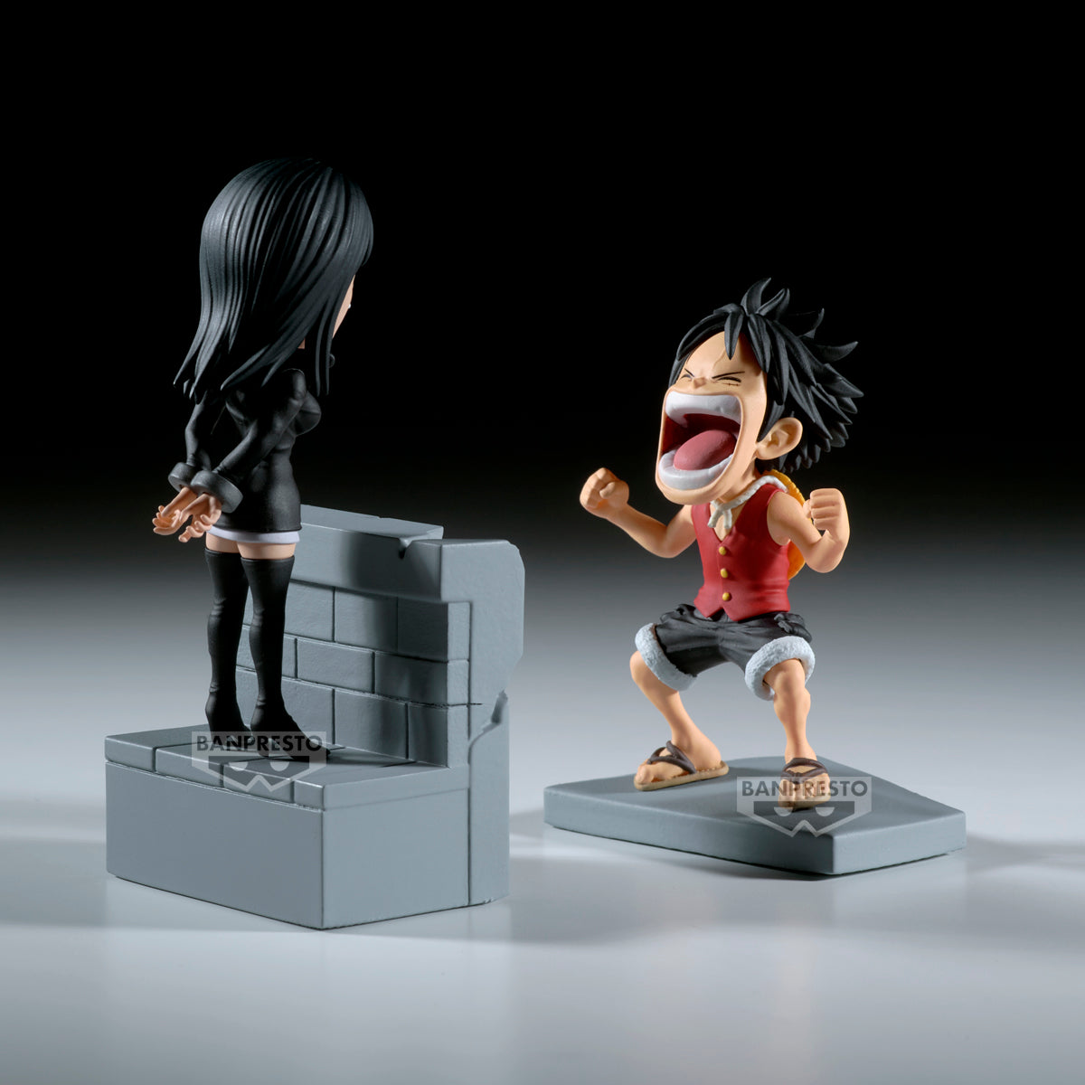 PRE-ORDER Banpresto - One Piece World Collectable Figure Log Stories - Monkey D. Luffy & Nico Robin