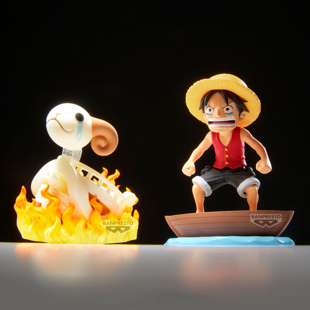 IN-STOCK Banpresto - One Piece World Collectable Figure Log Stories - Monkey D. Luffy & Going Merry