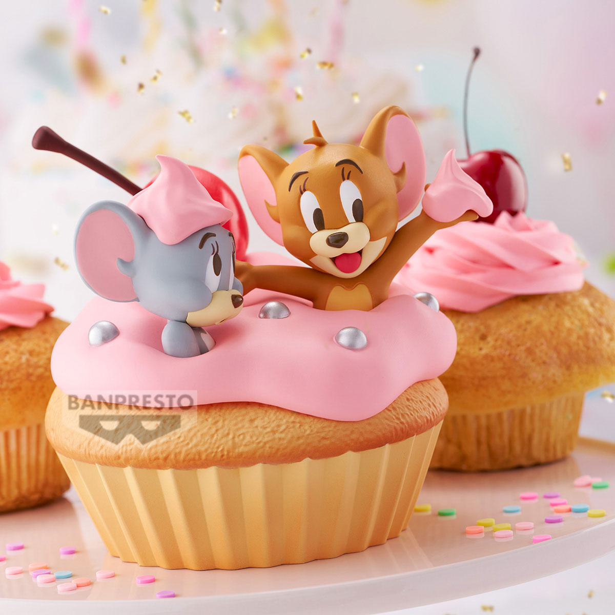 PRE-ORDER Banpresto - Tom and Jerry Soft Vinyl Figure - Sweet Cupcake