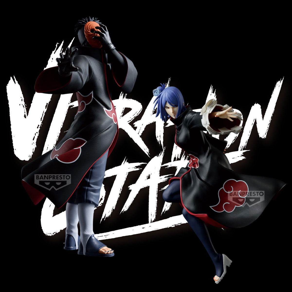 PRE-ORDER Banpresto - Naruto Shippuden Vibration Stars Tobi & Konan - A. Tobi
