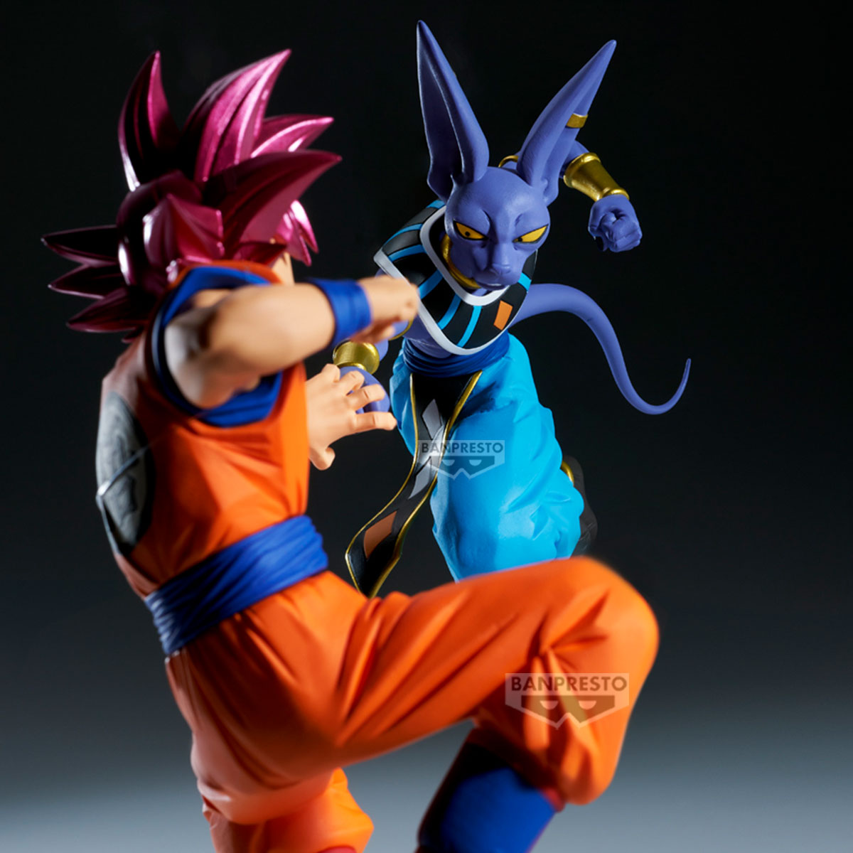 PRE-ORDER Banpresto - Dragon Ball Super Match Makers - Beerus: VS Super Saiyan God Son Goku