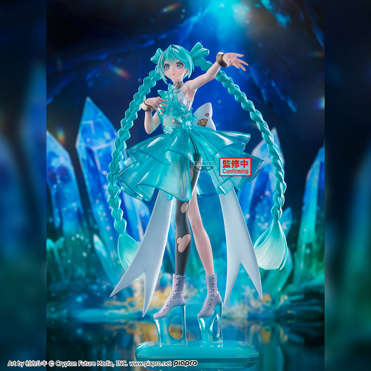 IN-STOCK Banpresto - Hatsune Miku Banpresto EVOLVE Clearluxe EmeraldGem Figure