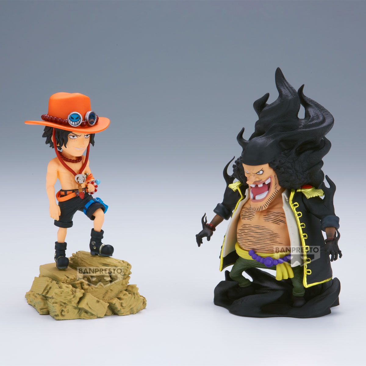 PRE-ORDER Banpresto - One Piece World Collectable Figure Log Stories - Portgas D. Ace VS Marshall D. Teach