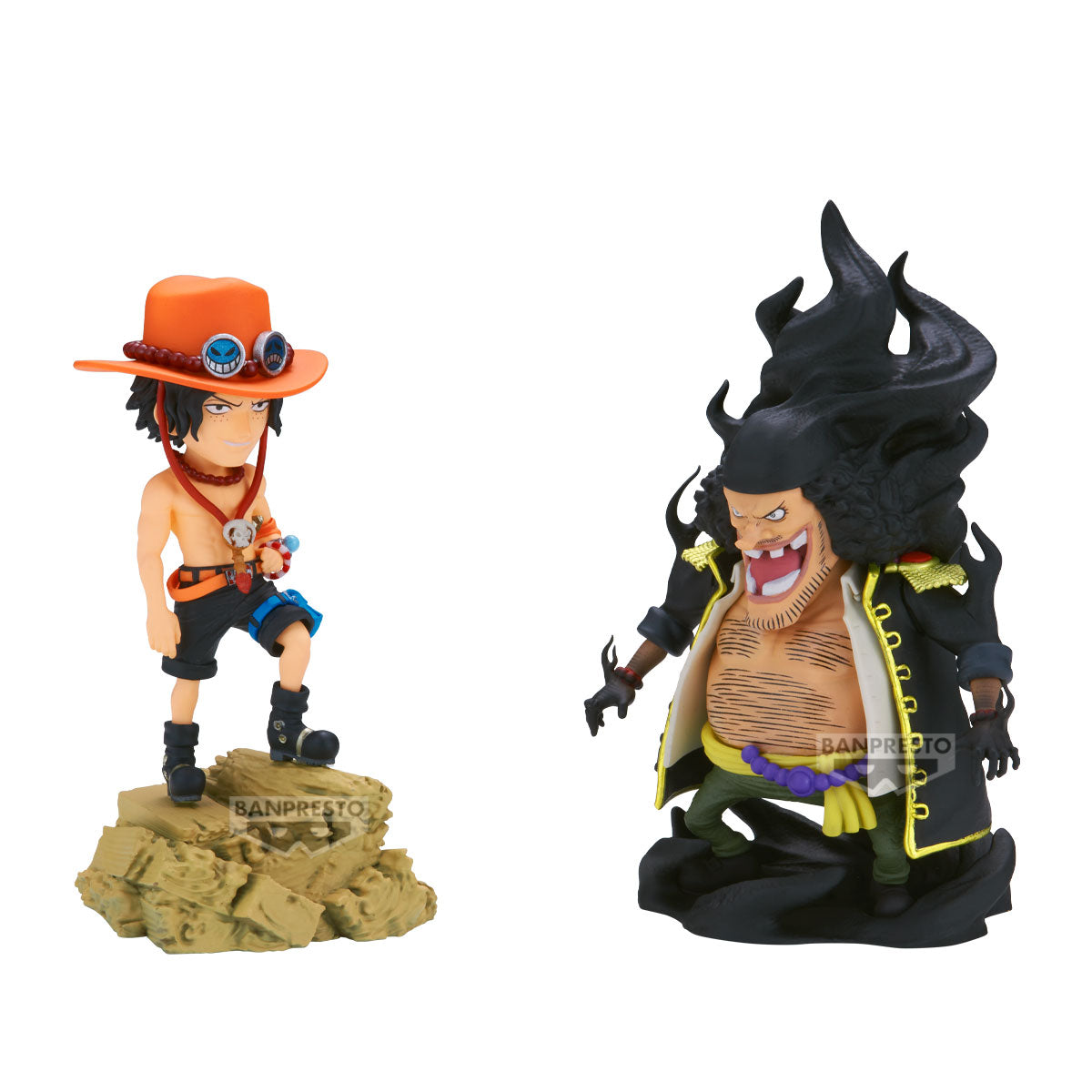 PRE-ORDER Banpresto - One Piece World Collectable Figure Log Stories - Portgas D. Ace VS Marshall D. Teach