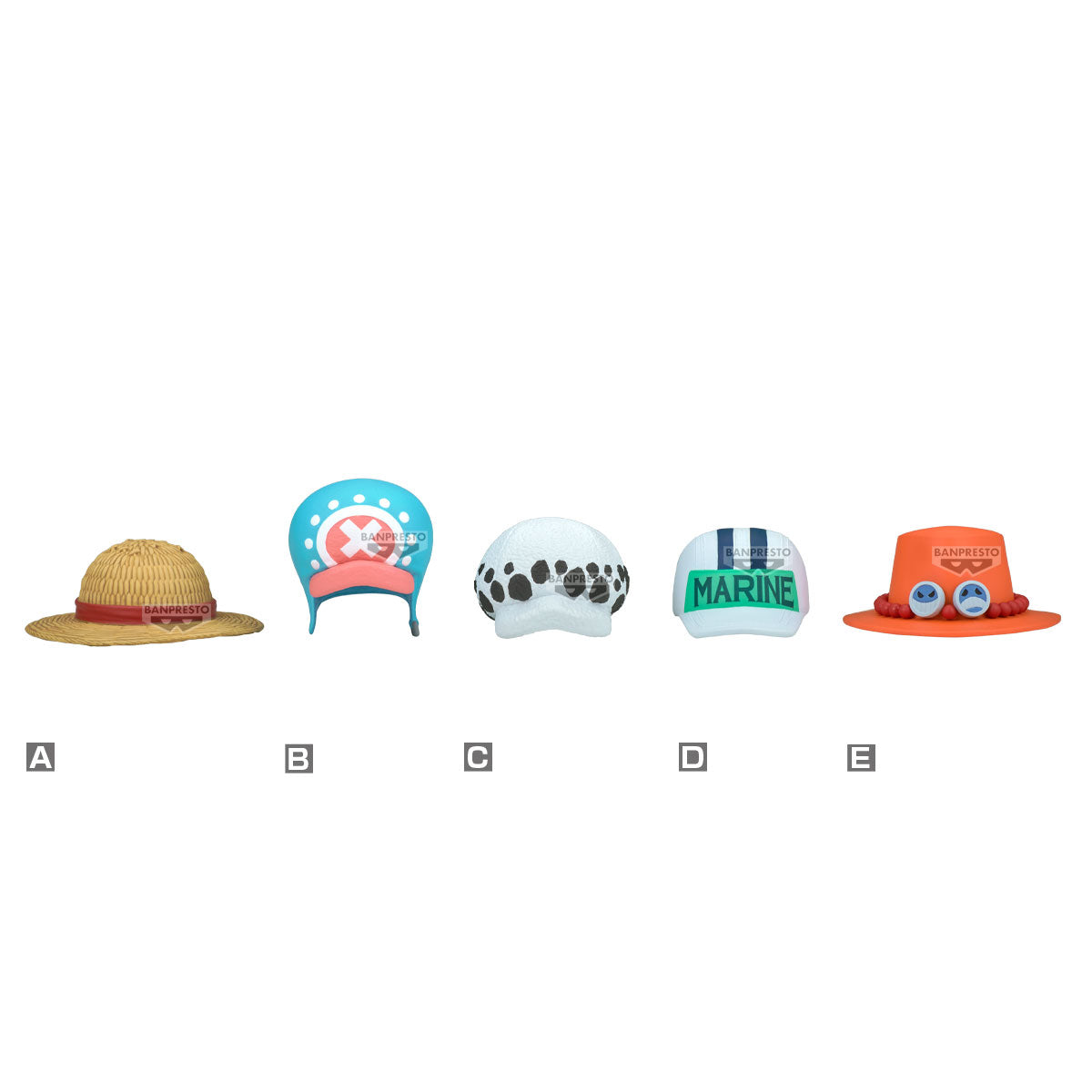 PRE-ORDER Banpresto - One Piece Hat Collection Figure [Set of 5]
