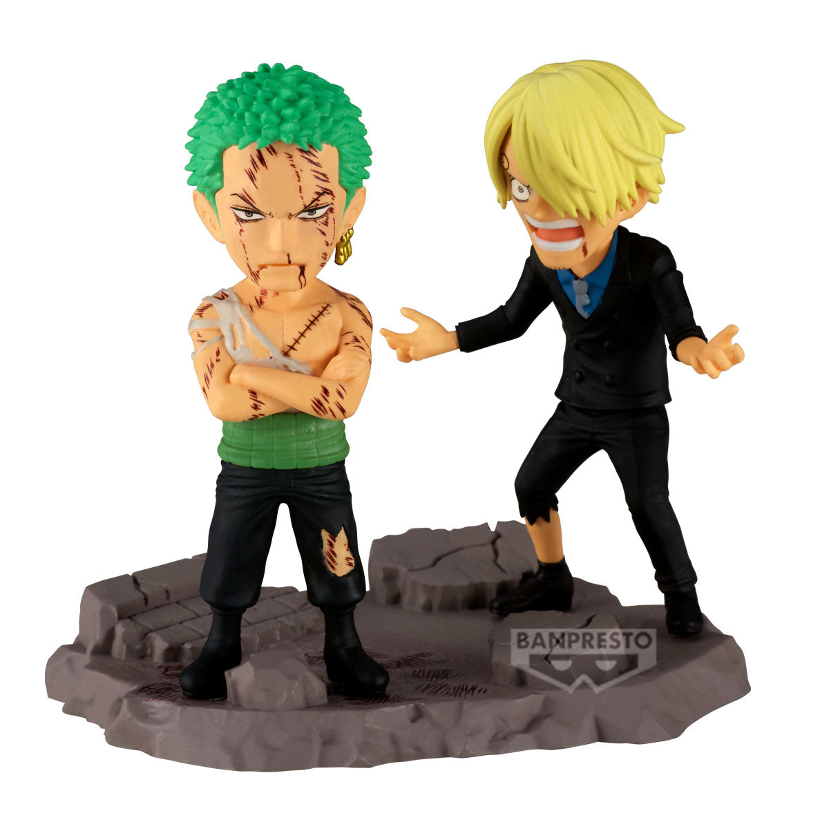 PRE-ORDER Banpresto - One Piece World Collectable Figure Log Stories - Roronoa Zoro & Sanji ...Nothing...at all!!!!!