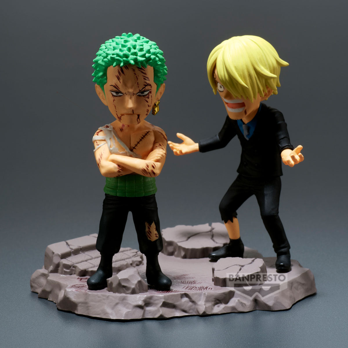 PRE-ORDER Banpresto - One Piece World Collectable Figure Log Stories - Roronoa Zoro & Sanji ...Nothing...at all!!!!!