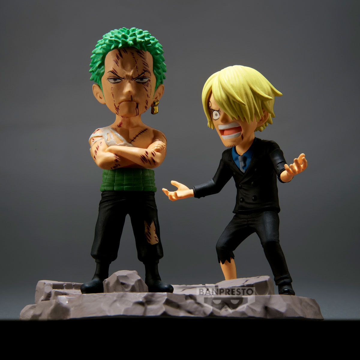 PRE-ORDER Banpresto - One Piece World Collectable Figure Log Stories - Roronoa Zoro & Sanji ...Nothing...at all!!!!!