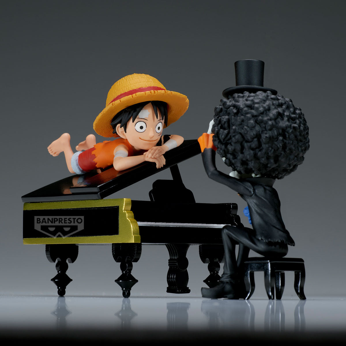 PRE-ORDER Banpresto - One Piece World Collectable Figure Log Stories - Monkey D. Luffy & Brook - That's great!! After all this time, he's still...!!!"