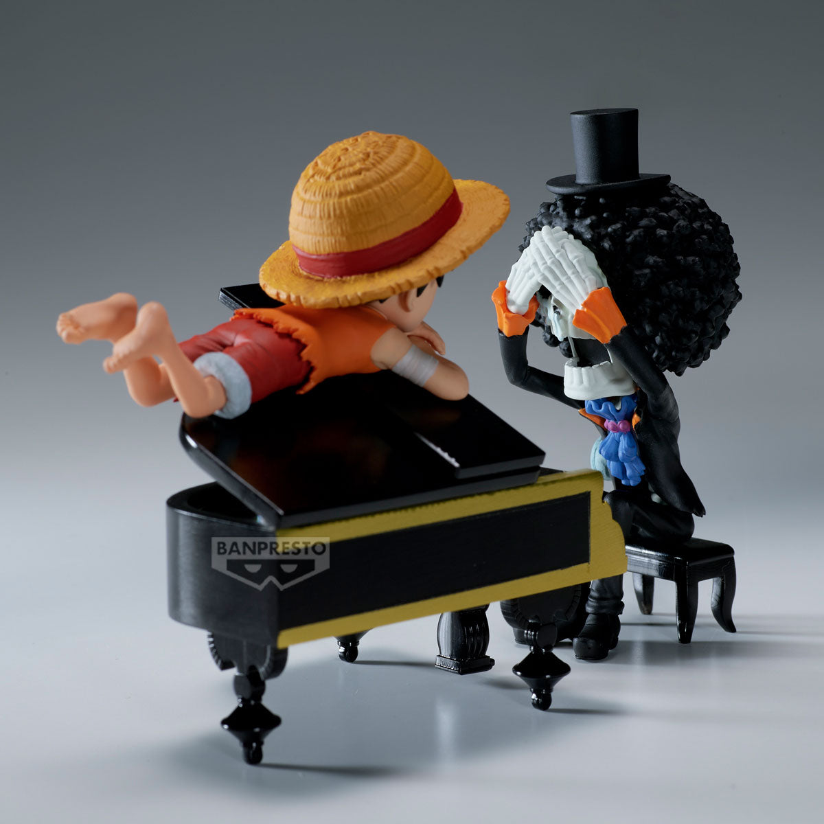 PRE-ORDER Banpresto - One Piece World Collectable Figure Log Stories - Monkey D. Luffy & Brook - That's great!! After all this time, he's still...!!!"