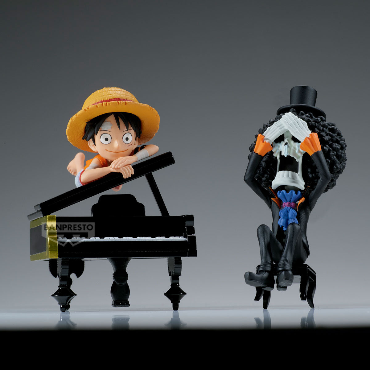 PRE-ORDER Banpresto - One Piece World Collectable Figure Log Stories - Monkey D. Luffy & Brook - That's great!! After all this time, he's still...!!!"