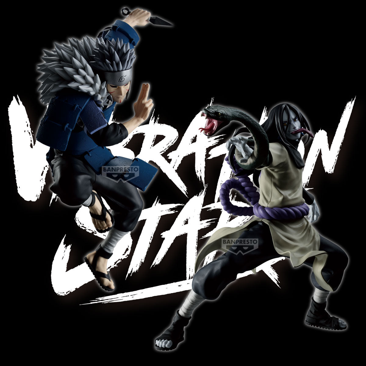 IN-STOCK Banpresto - Naruto Shippuden Vibration Stars - Tobirama Senju & Orochimaru - A: Tobirama Senju