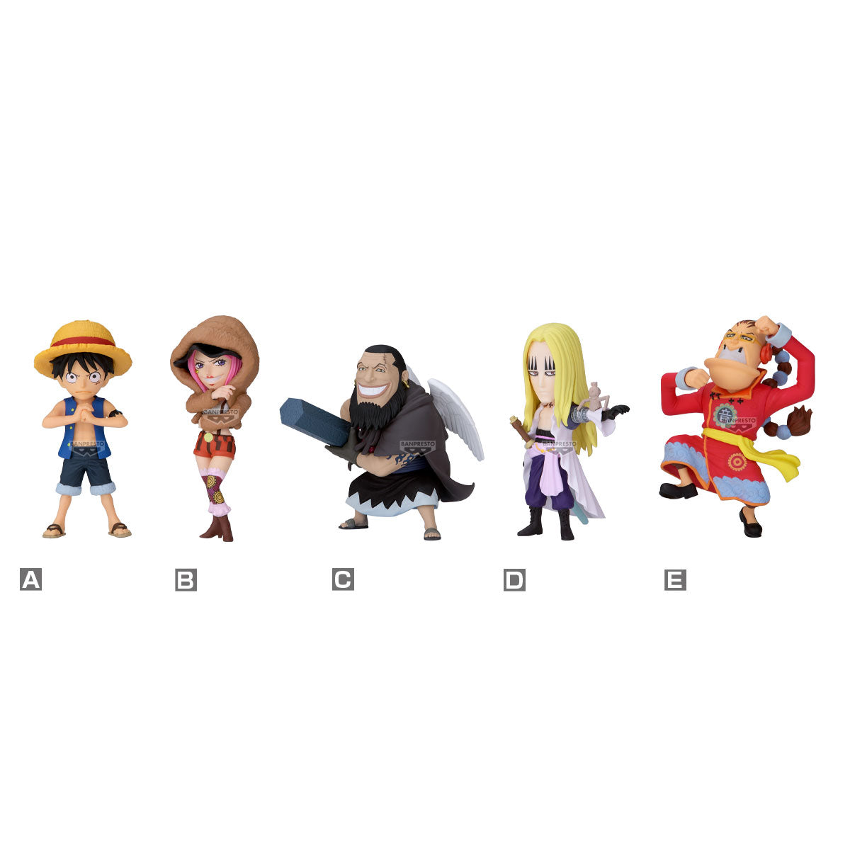 PRE-ORDER Banpresto - One Piece World Collectable Figure - Sabaody Island: The Worst Generation 1 [Box of 6] [LIMITED]