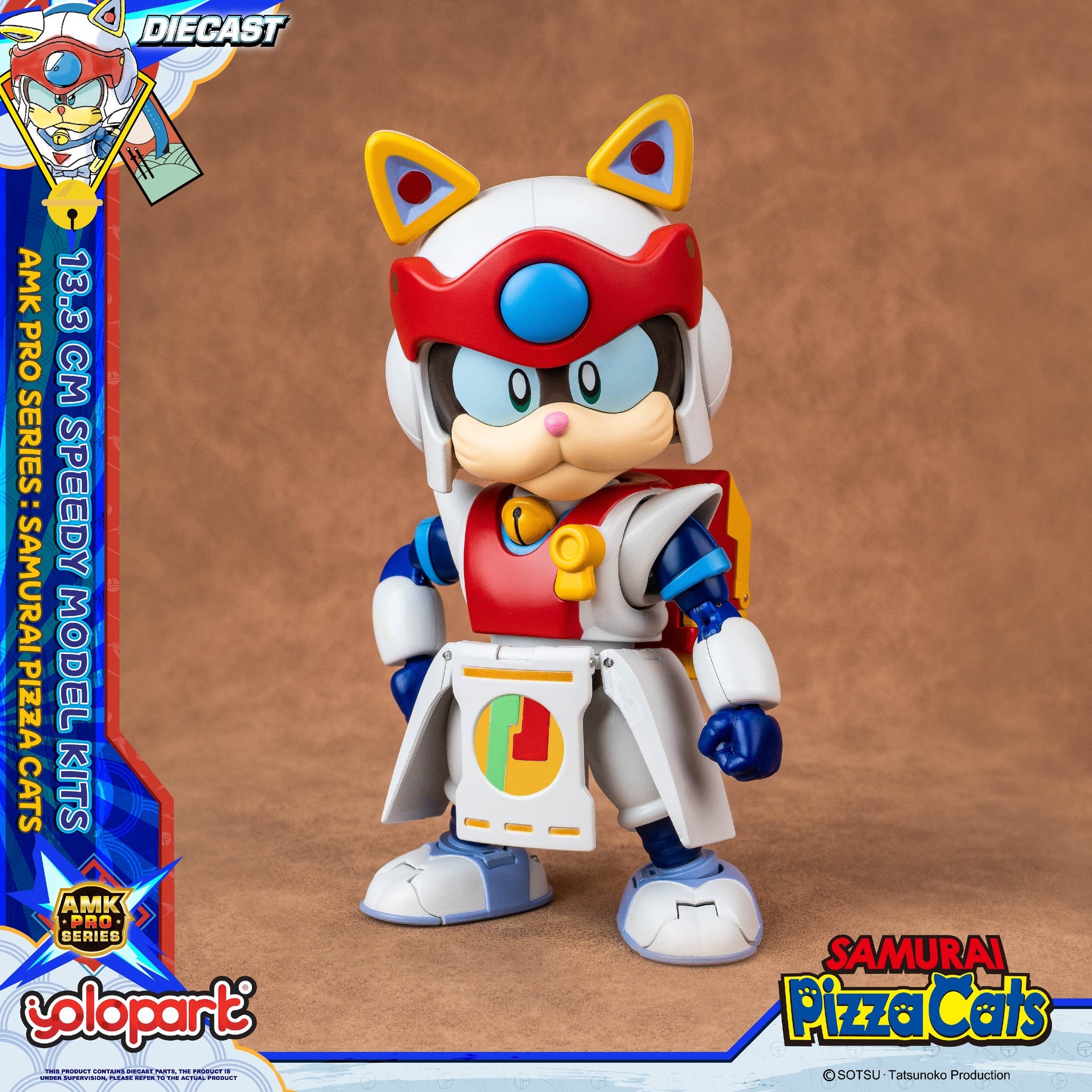 PRE-ORDER Yolopark - AMK Pro Series - Samurai Pizza Cats - Speedy