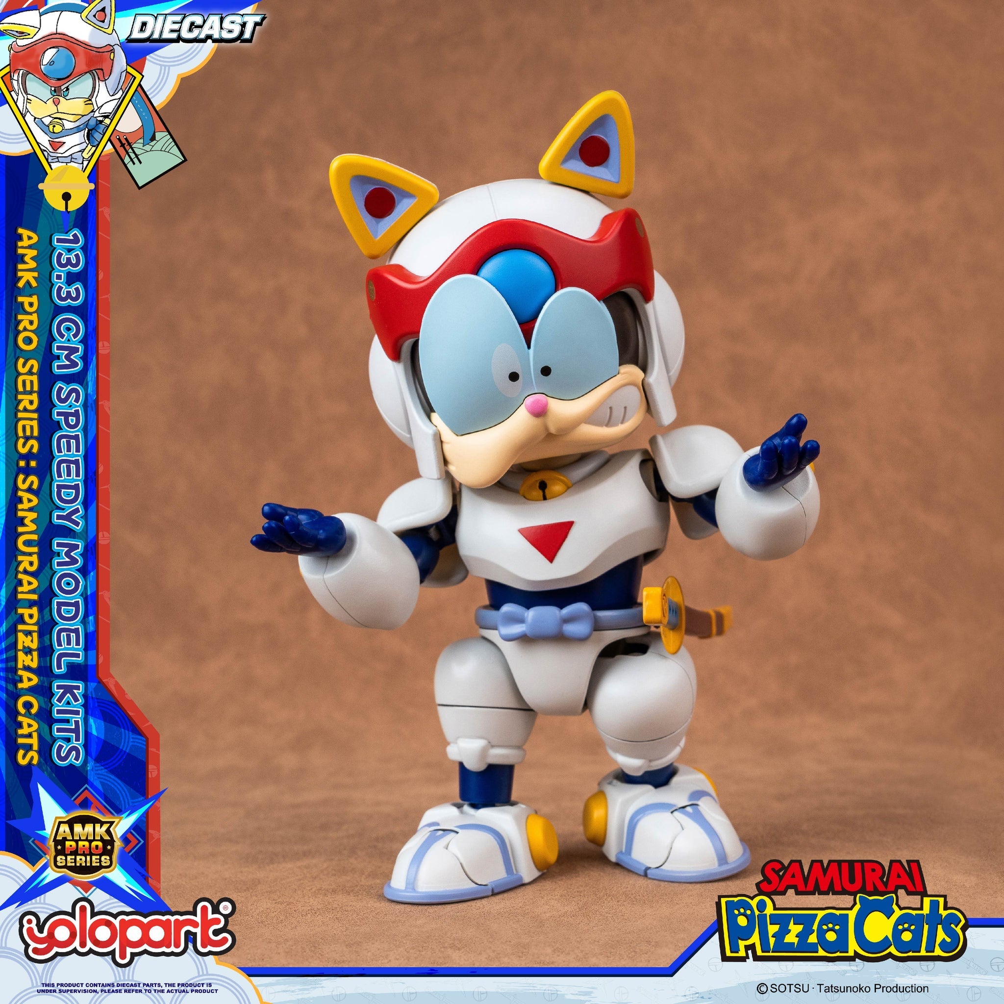 PRE-ORDER Yolopark - AMK Pro Series - Samurai Pizza Cats - Speedy