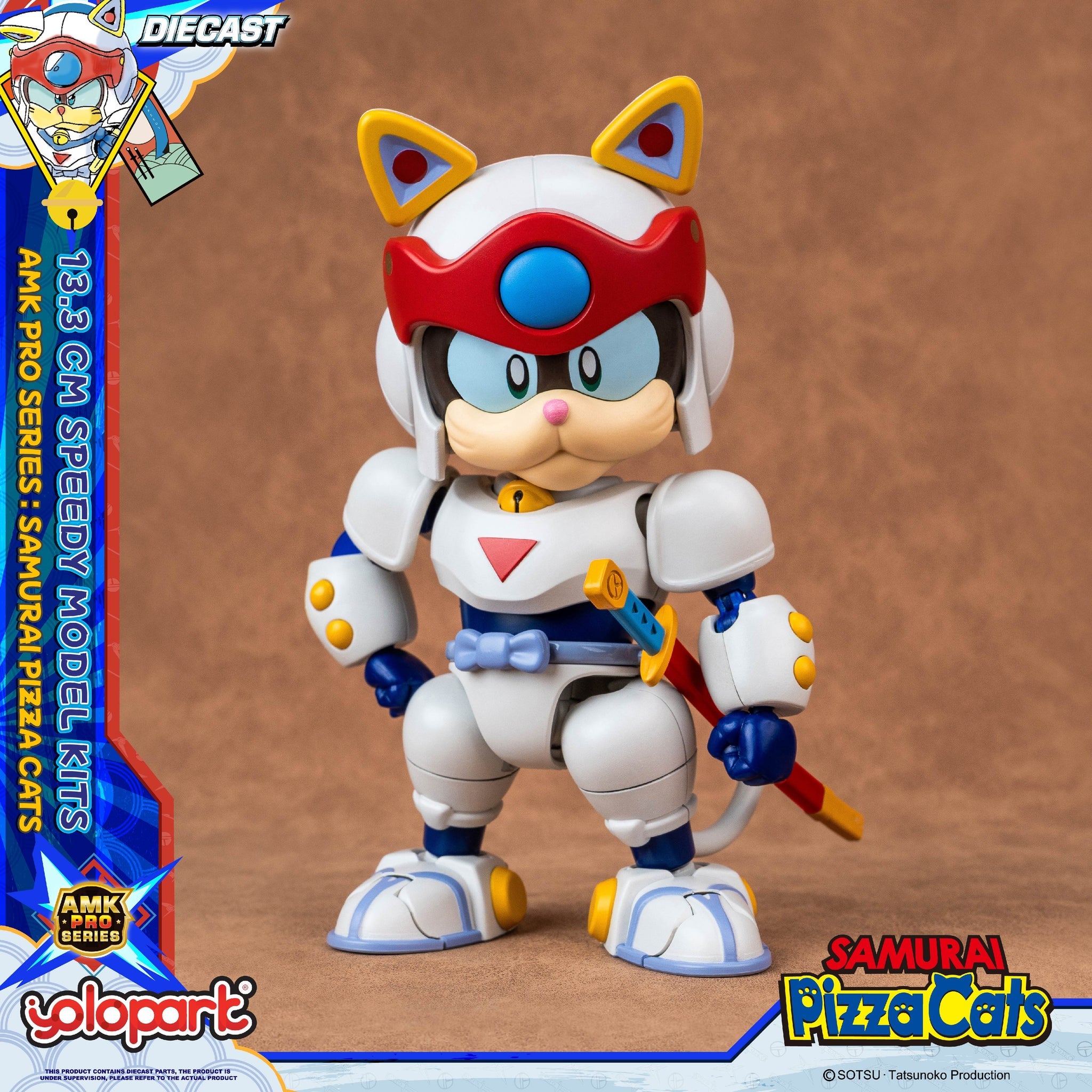 PRE-ORDER Yolopark - AMK Pro Series - Samurai Pizza Cats - Speedy