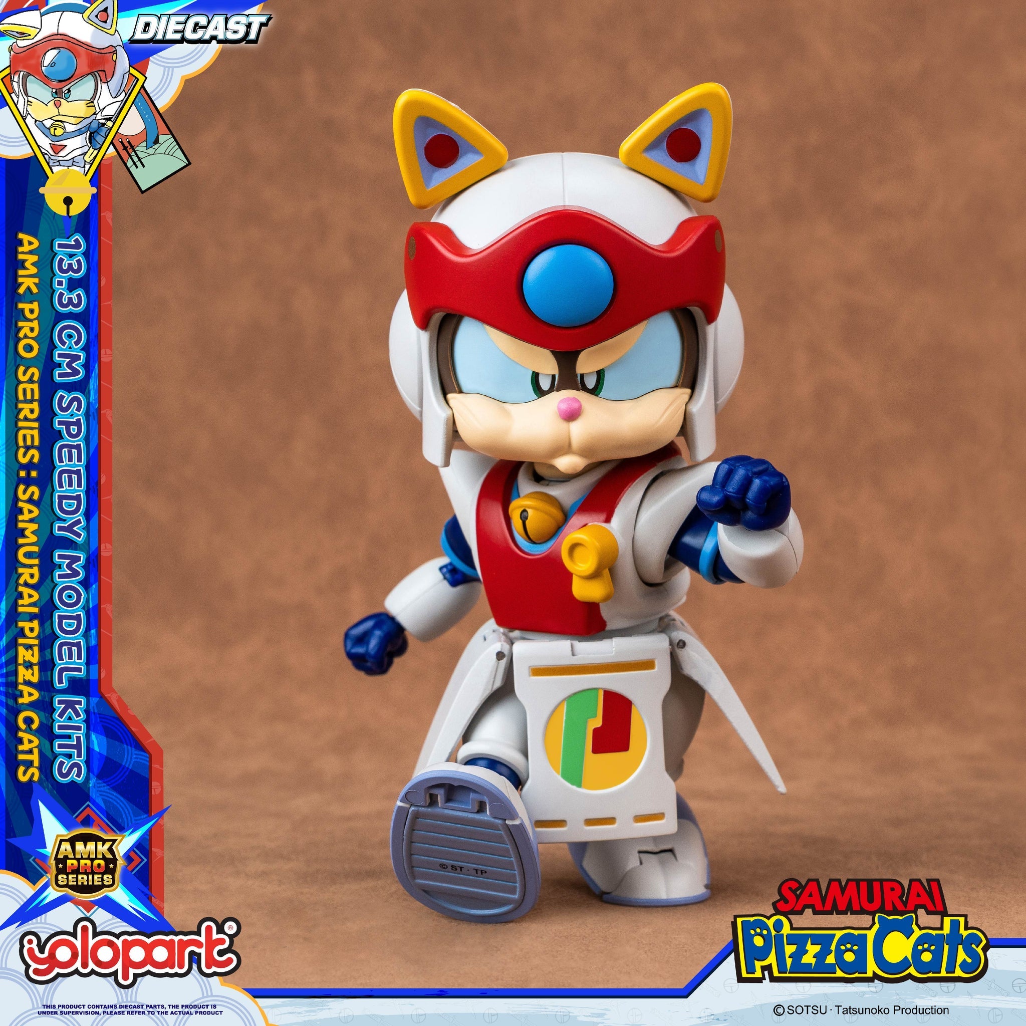 PRE-ORDER Yolopark - AMK Pro Series - Samurai Pizza Cats - Speedy