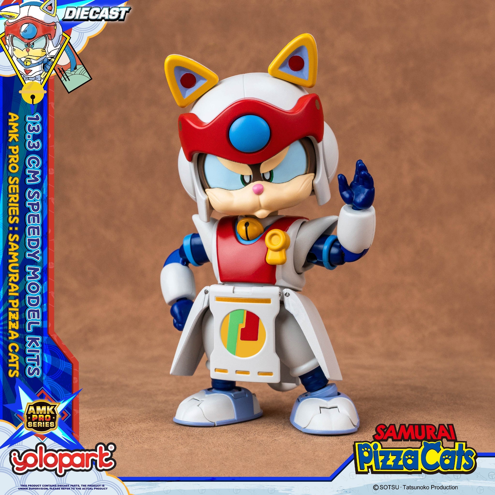 PRE-ORDER Yolopark - AMK Pro Series - Samurai Pizza Cats - Speedy
