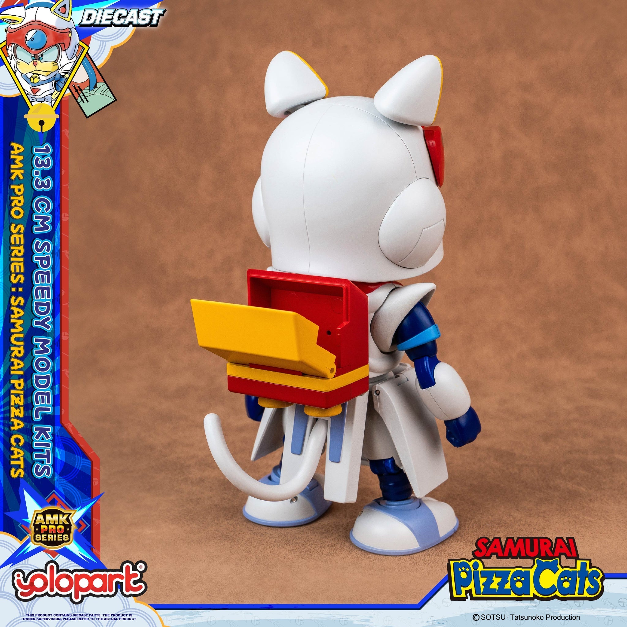 PRE-ORDER Yolopark - AMK Pro Series - Samurai Pizza Cats - Speedy